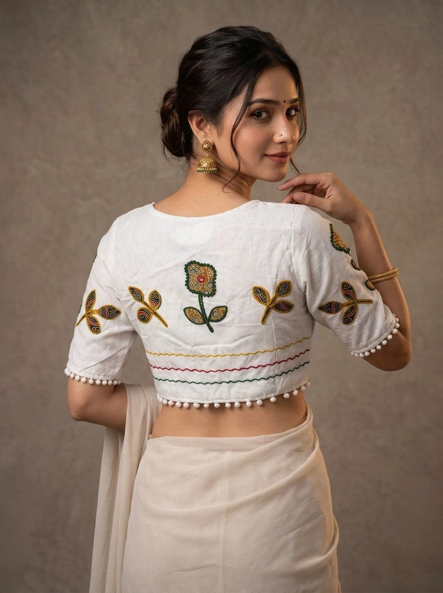 Aarohi Mal Cotton Blouse