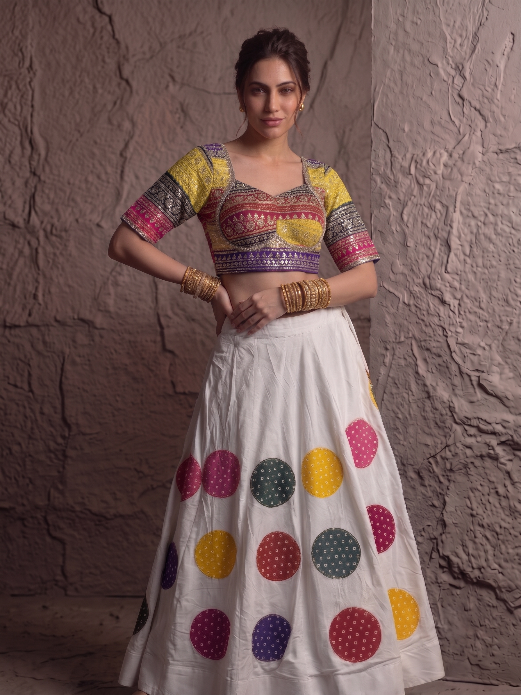 Navrang Gamthi Celebration Lehenga