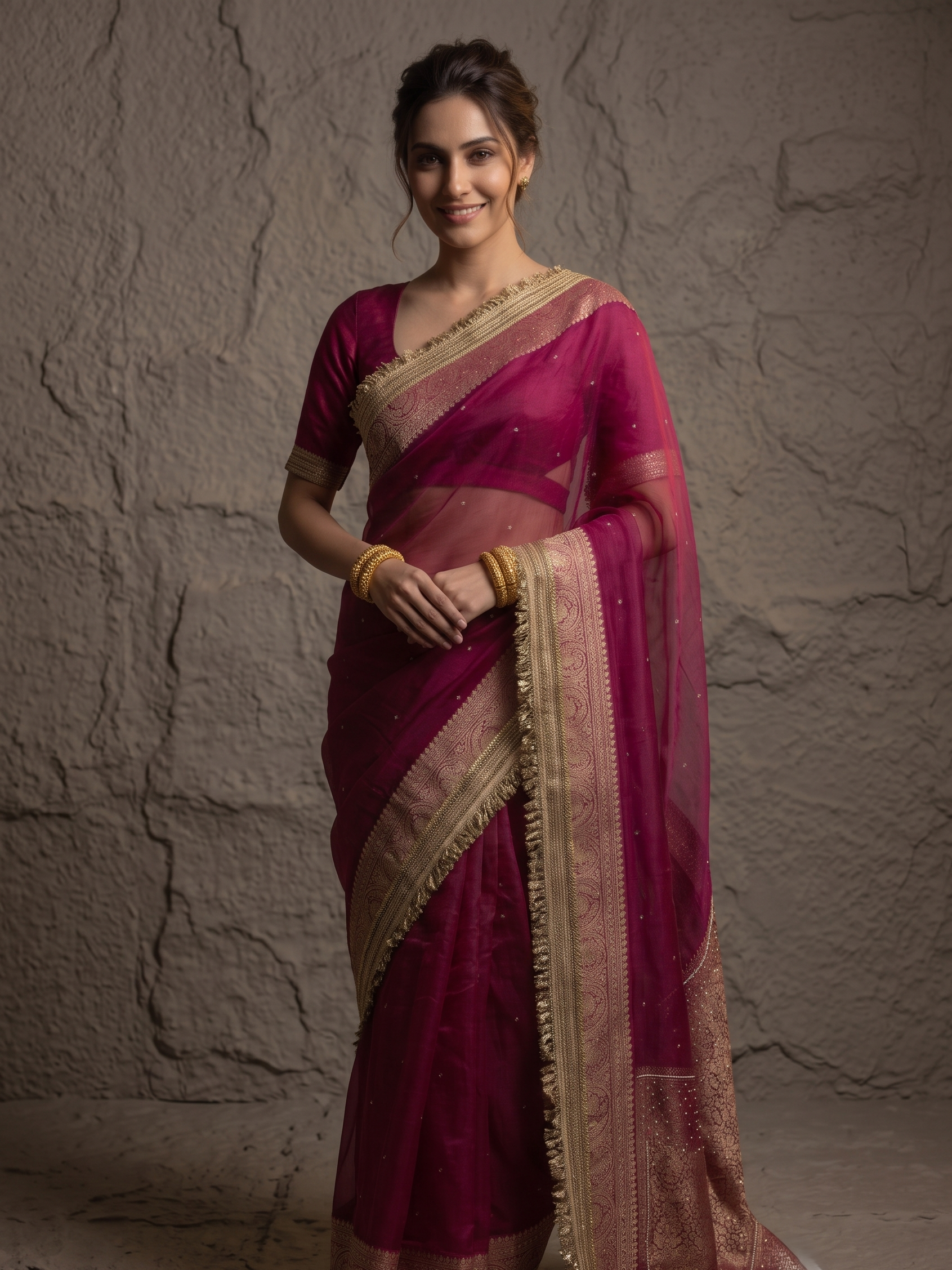 Maharani Tissue Saree