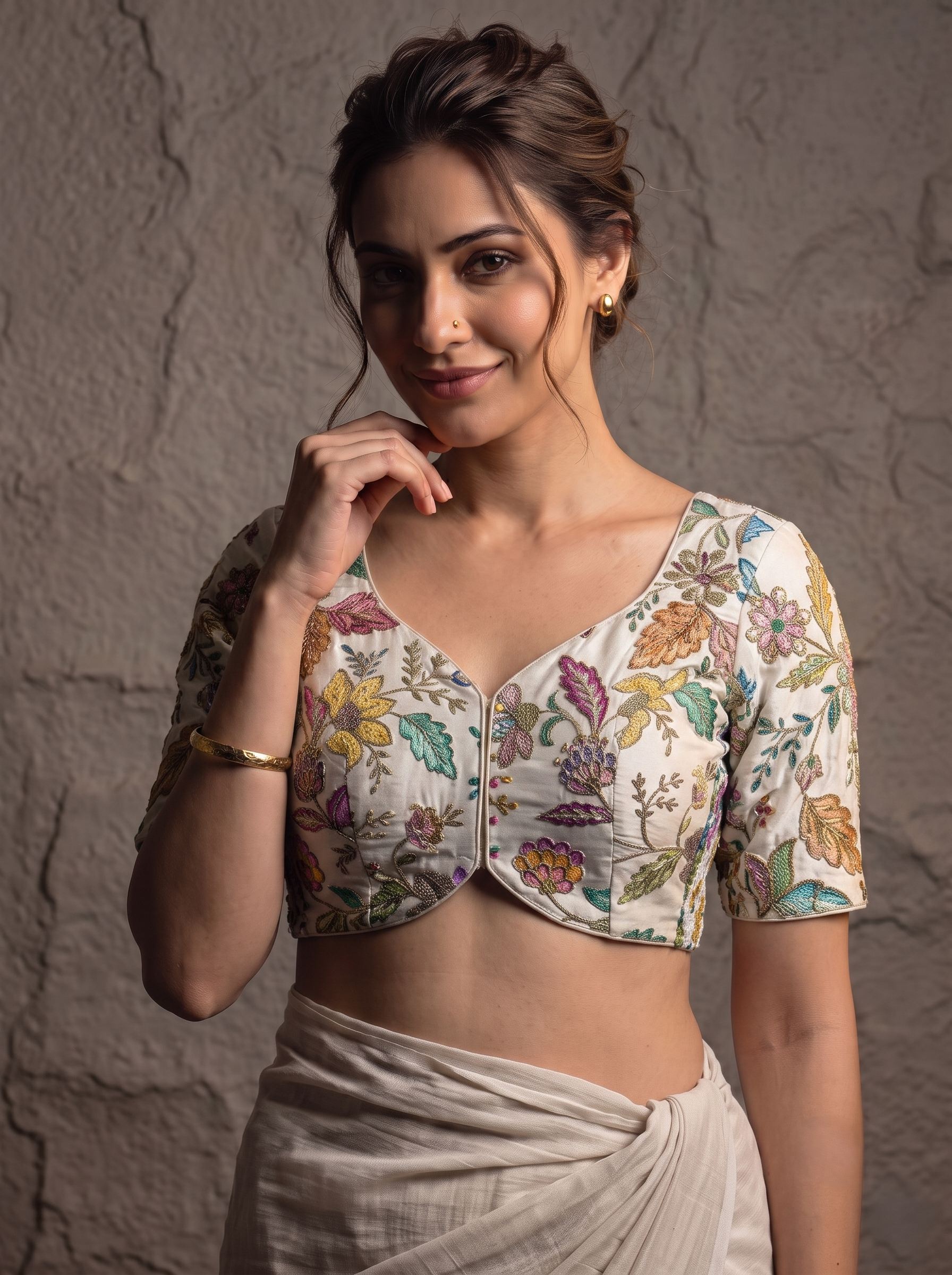 Priyanka Crepe Stretchable Blouse