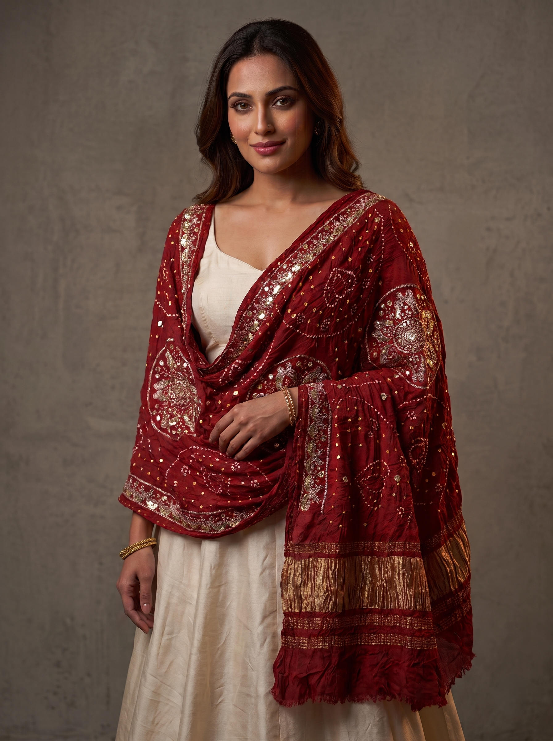 Royal Gajji Silk Dupatta