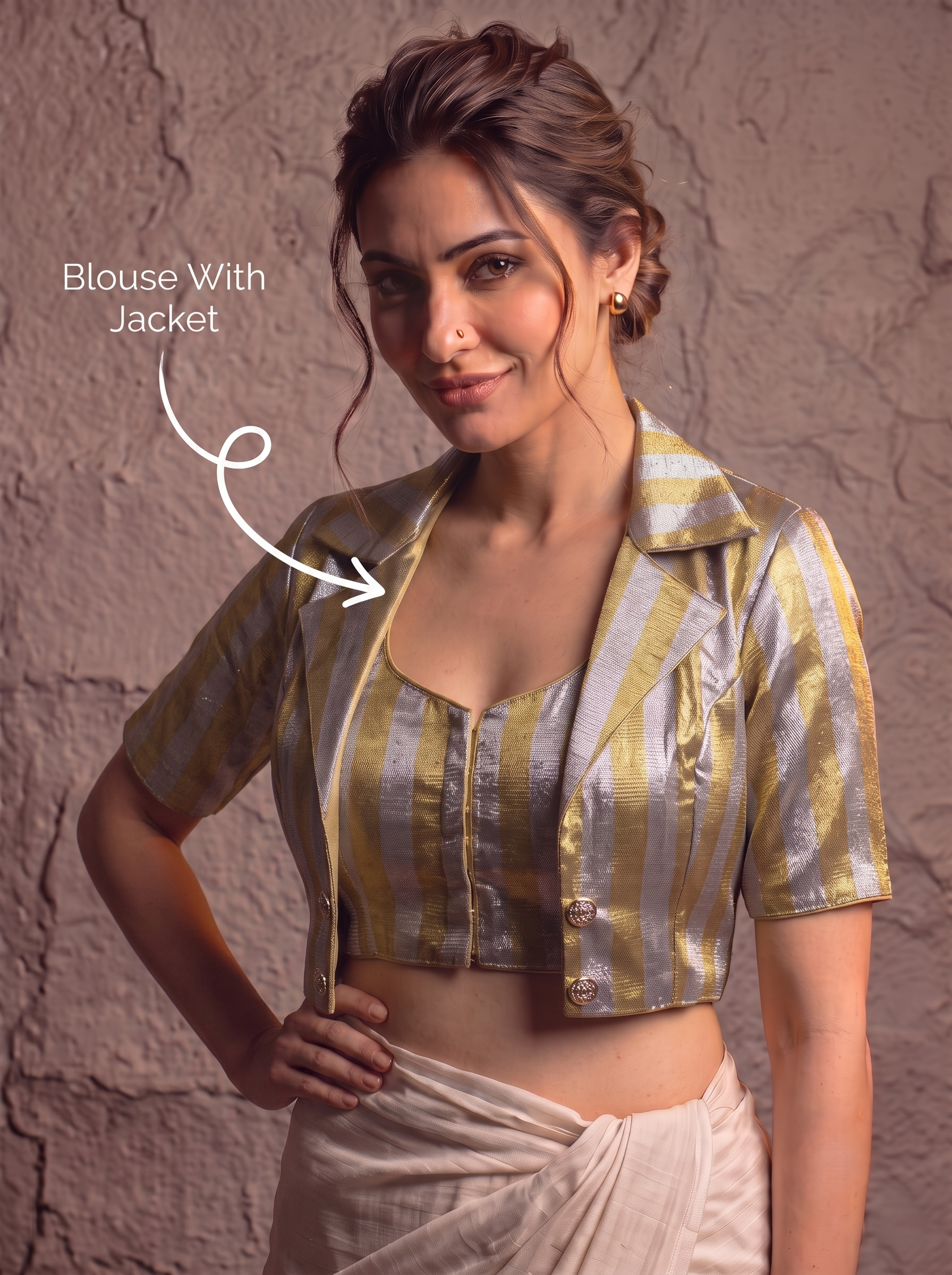 Varnika Premium South Silk Jacket Blouse