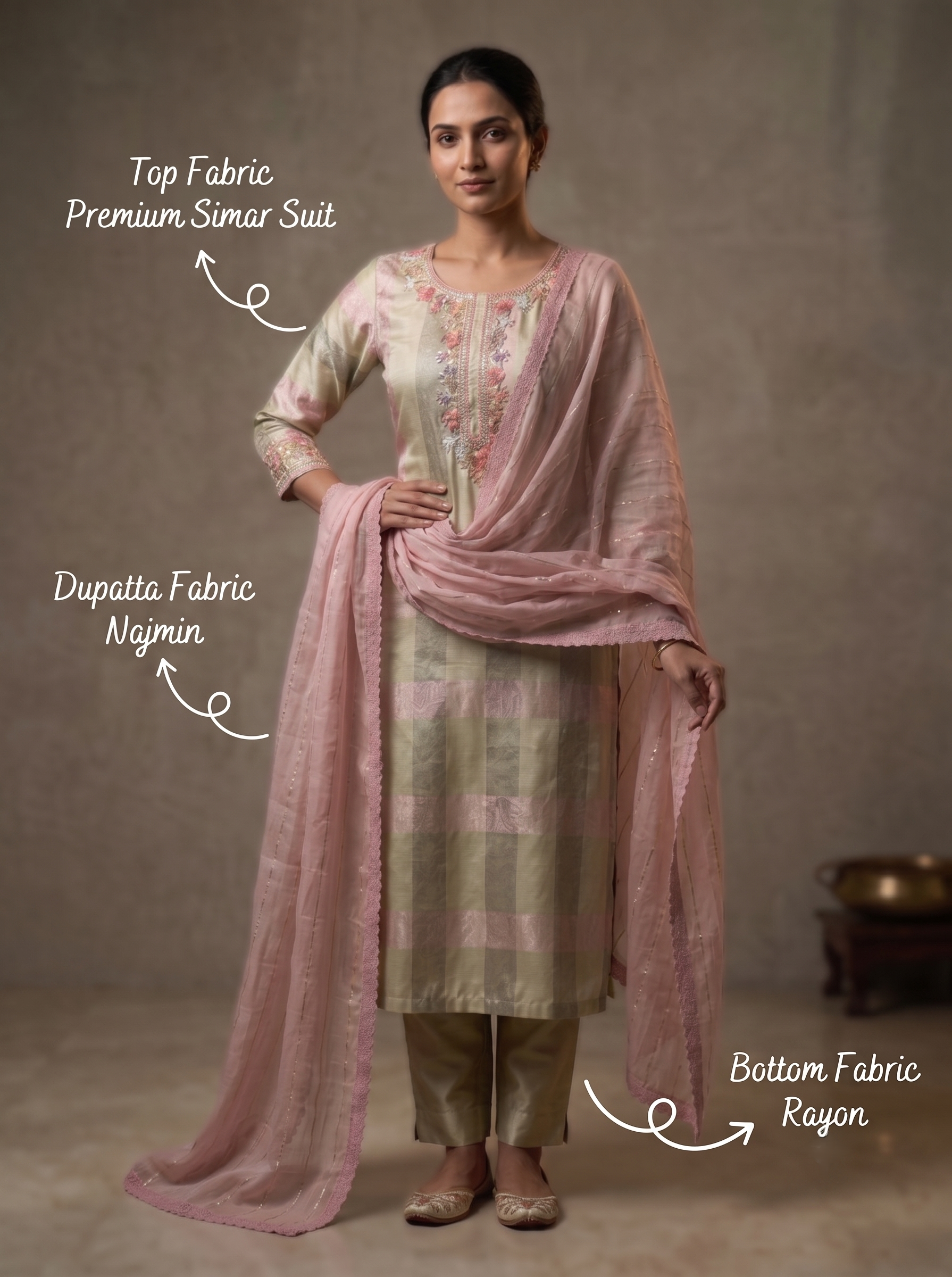 Simar Grace Unstitched Suit Set
