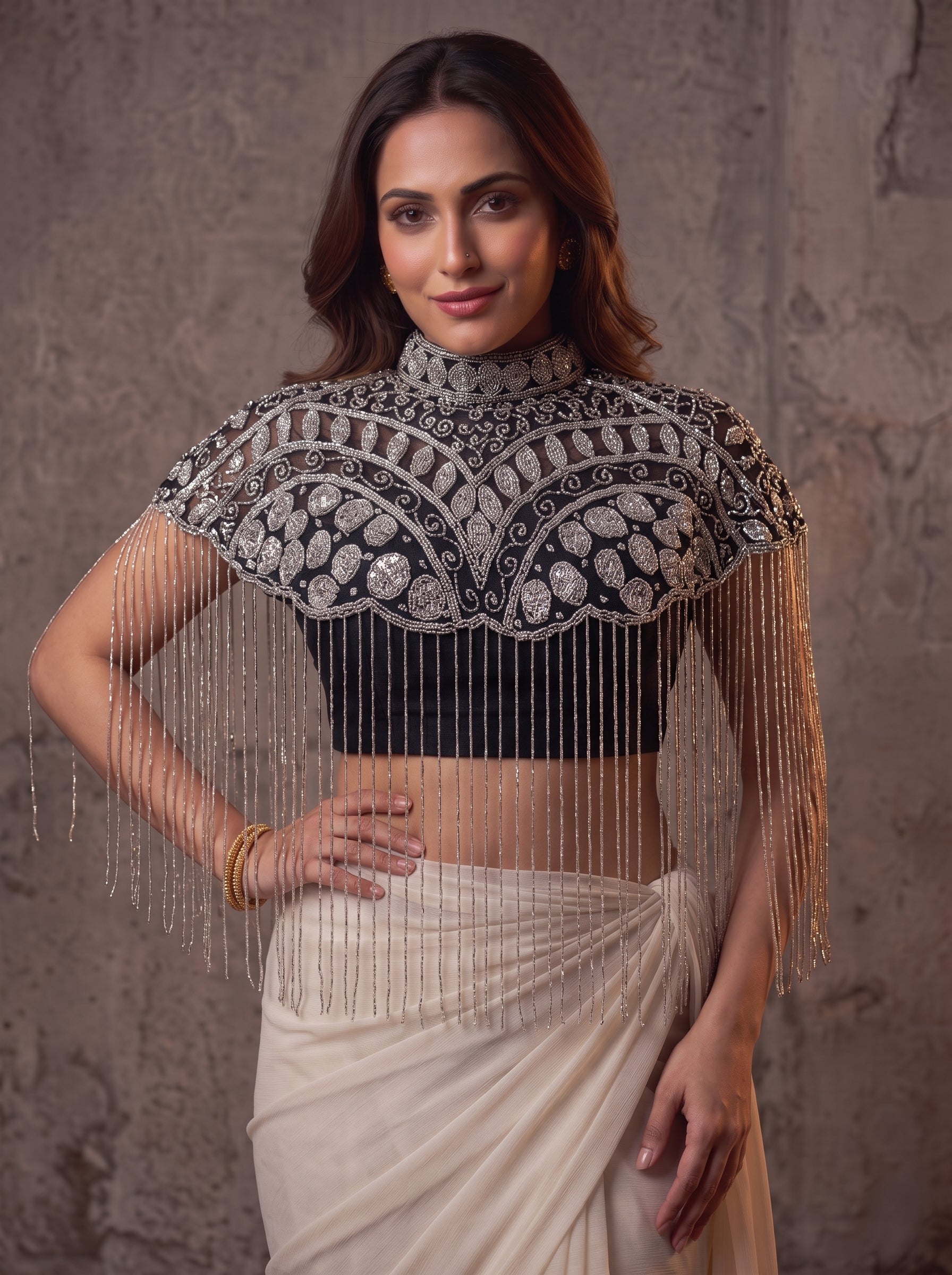 Pearl Aura Designer Kochi Pochi Blouse