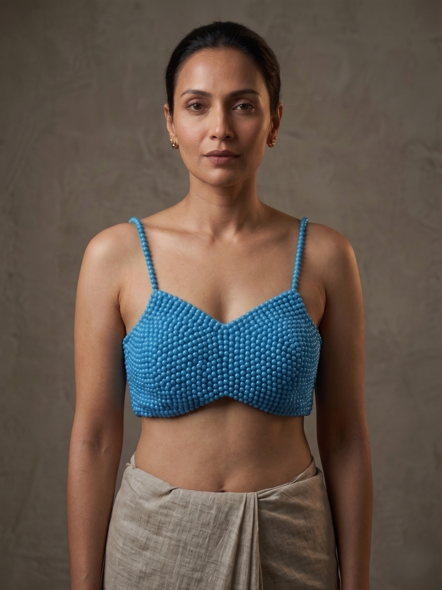 Handcrafted Heavy Pearl Work Blouse