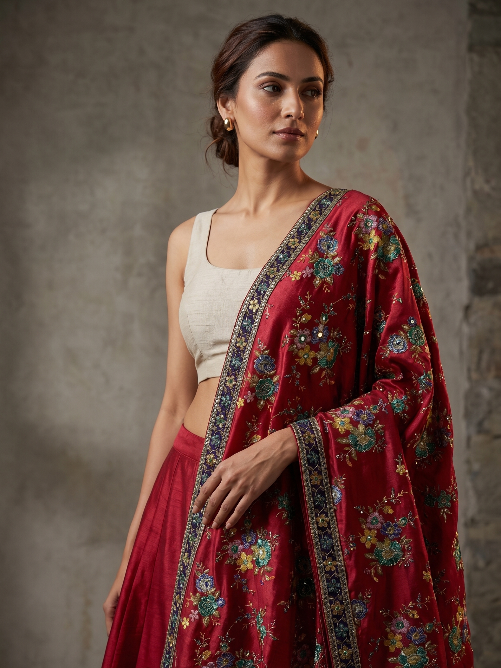 Kashvi Festive Chinon Dupatta