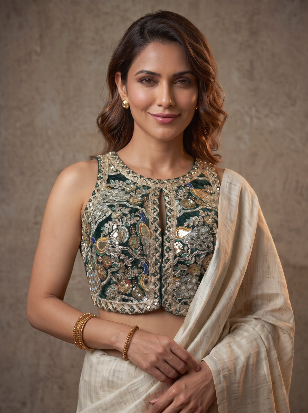 Neena Lace Stitch Designer Blouse