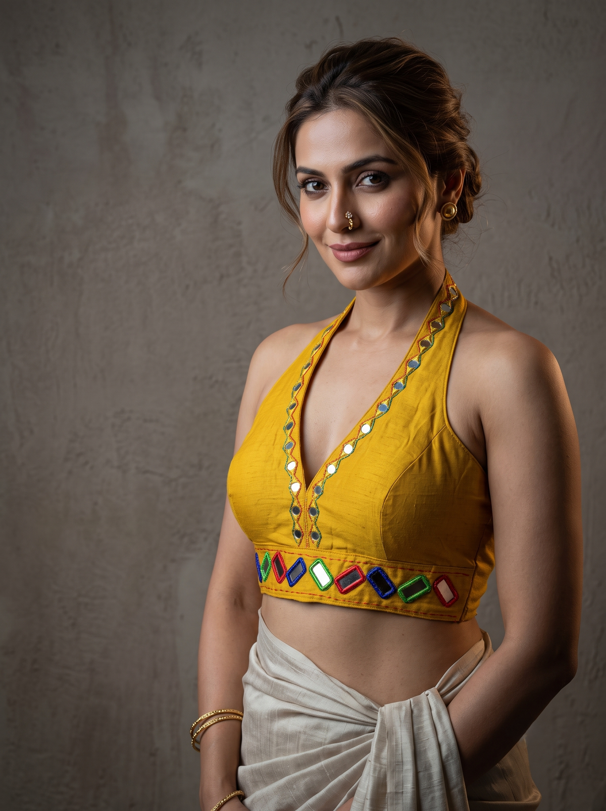 Elara Halter Blouse