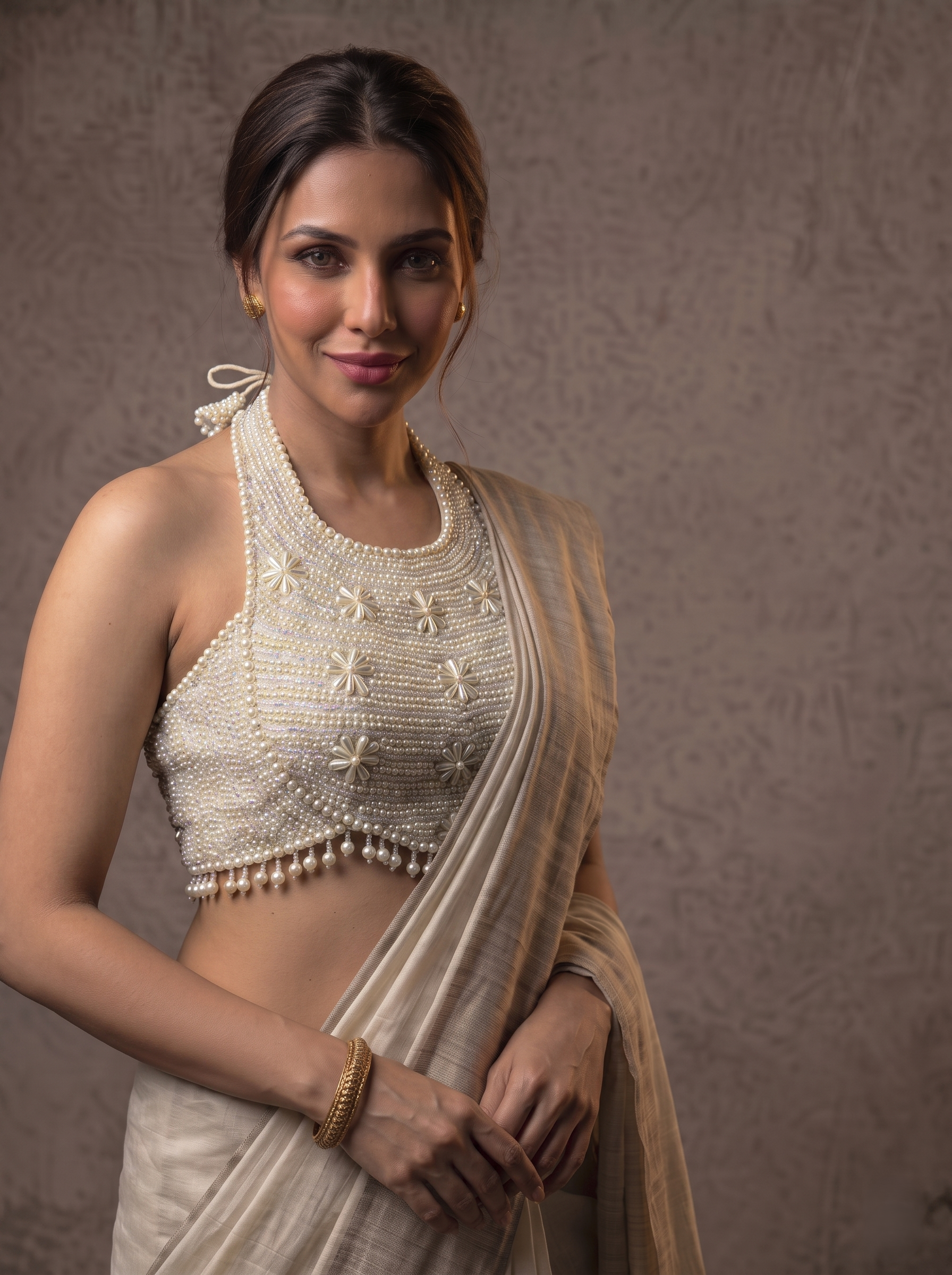 Pearl Halter White