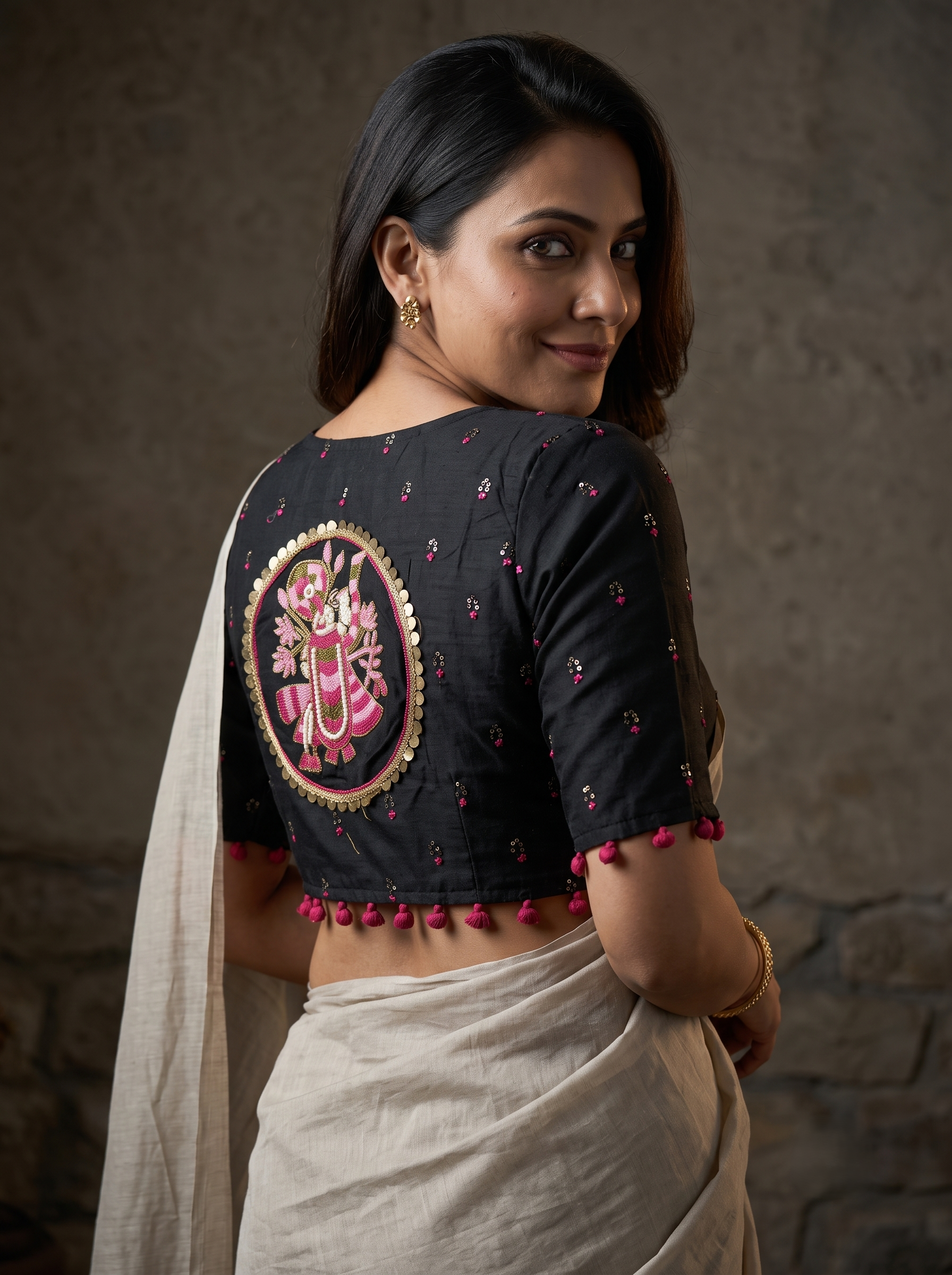Royale Krishna Patchwork Blouse