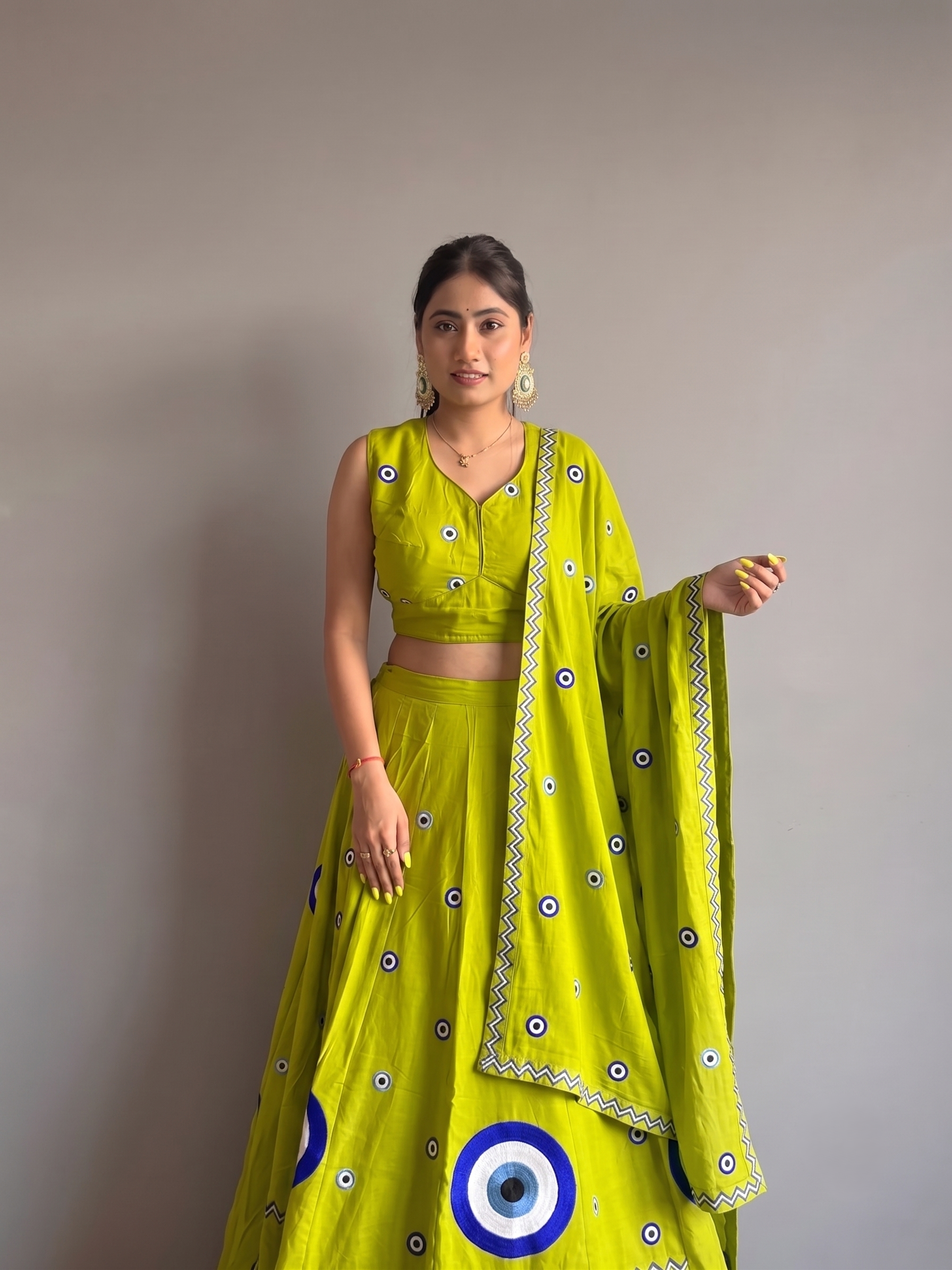 Cotton Lehenga With Blouse