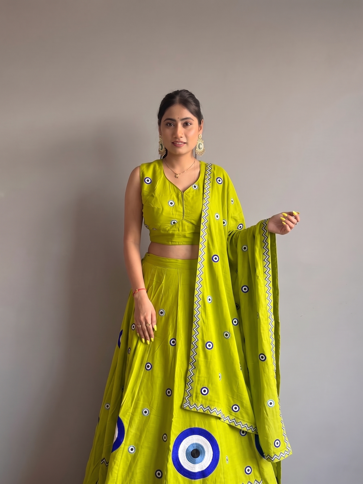 Cotton Lehenga With Blouse
