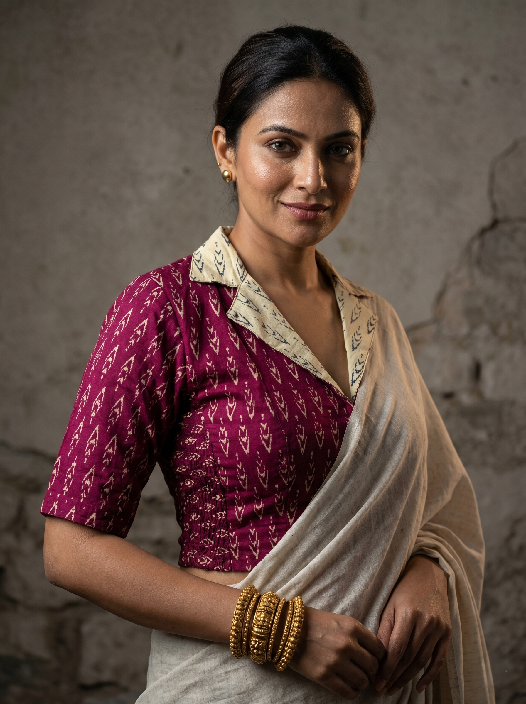 Ajrakh Stretchable Blouse