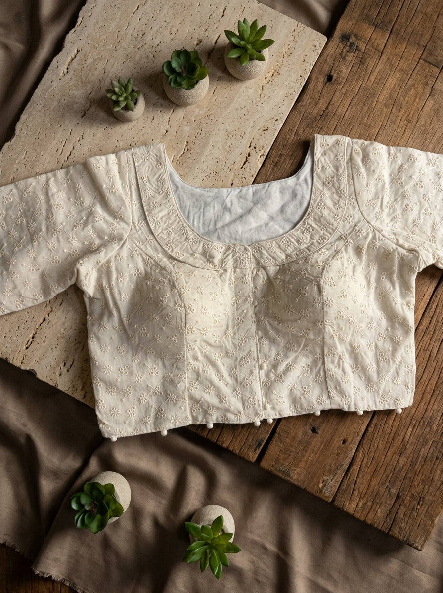 Hakoba Collar Blouse 2