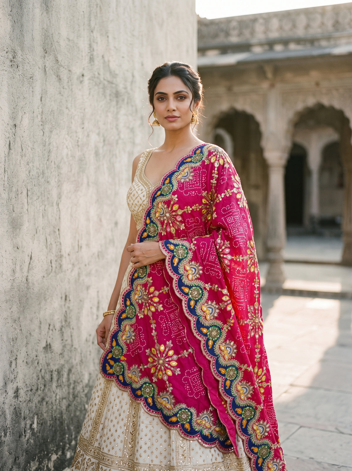 Leher Premium Chinon Dupatta