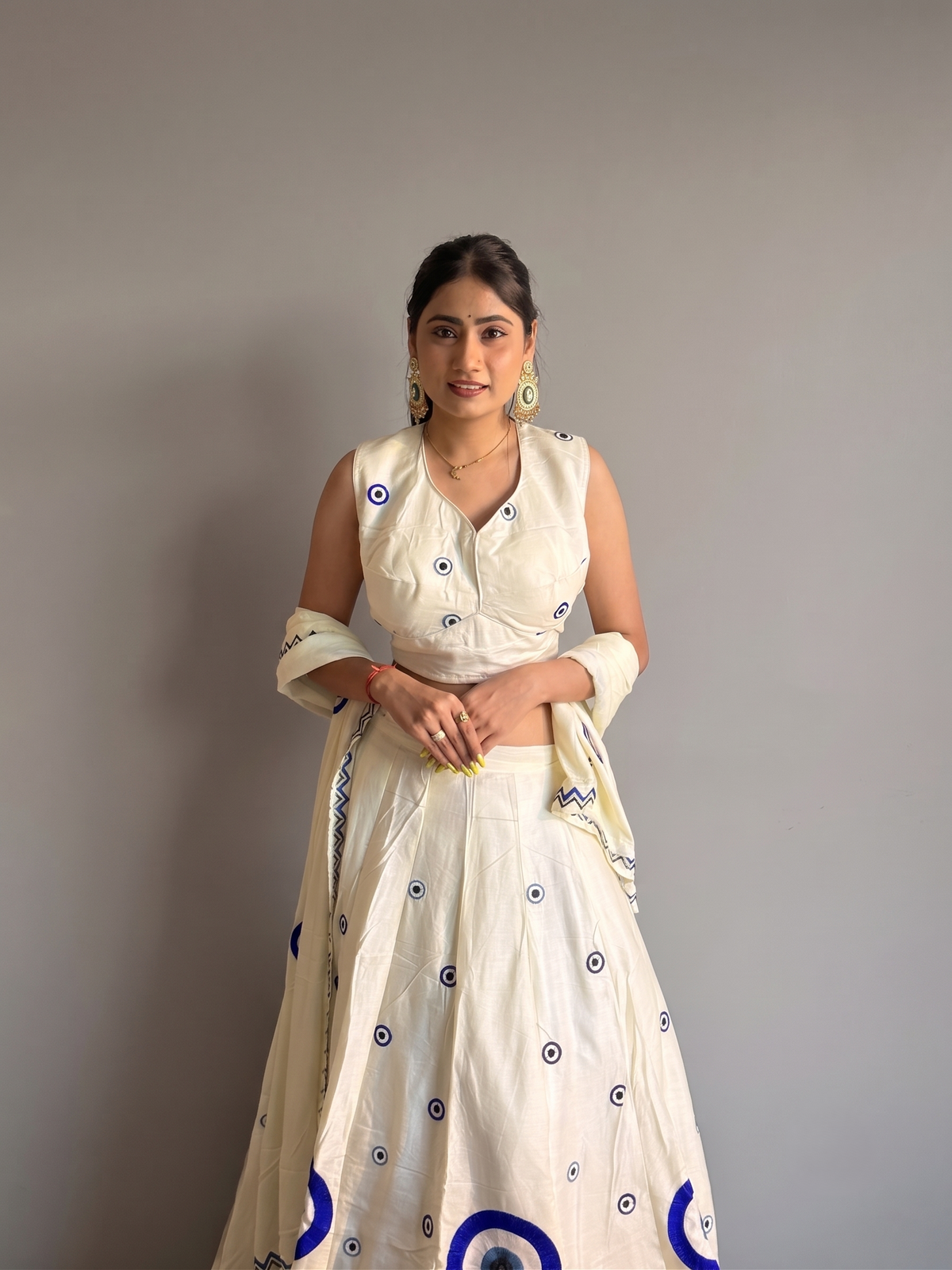 Cotton Lehenga With Blouse