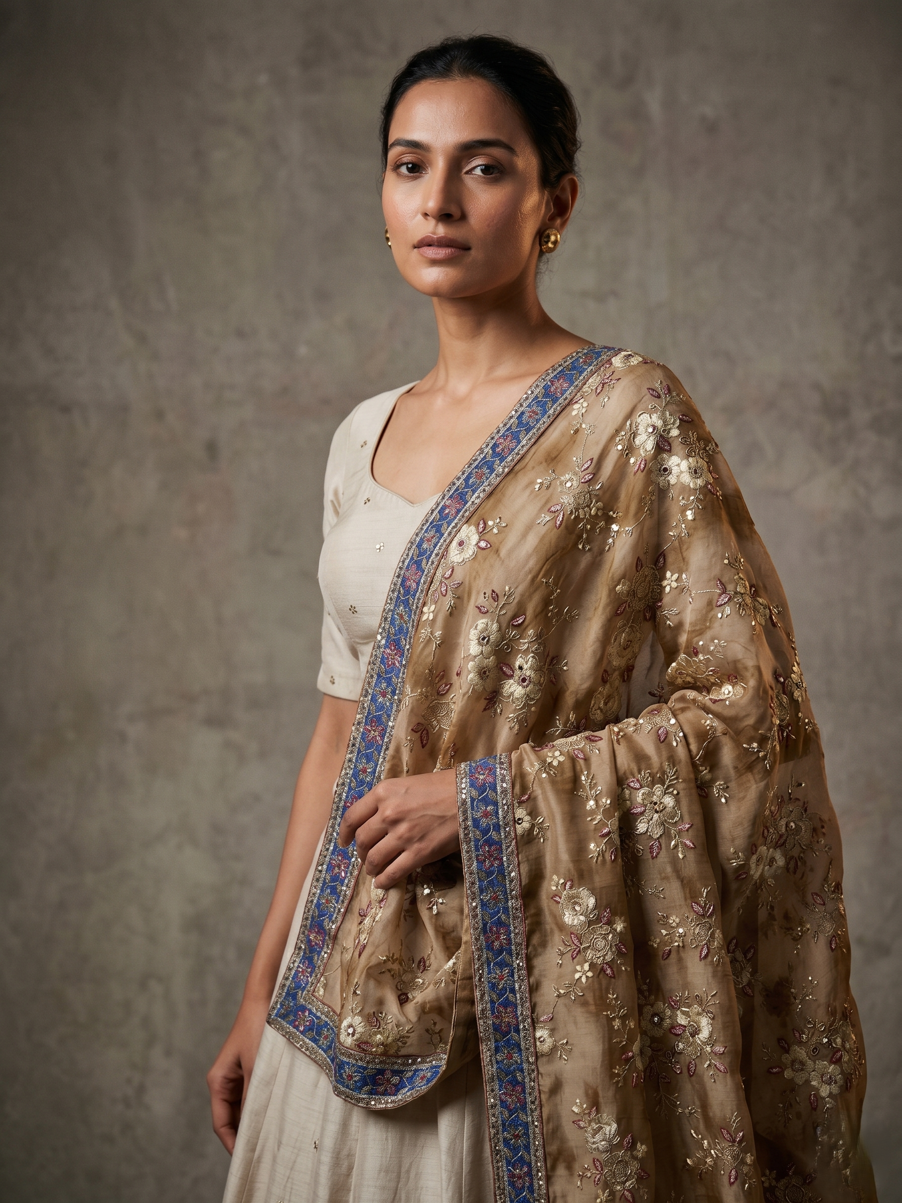 Kashvi Festive Chinon Dupatta