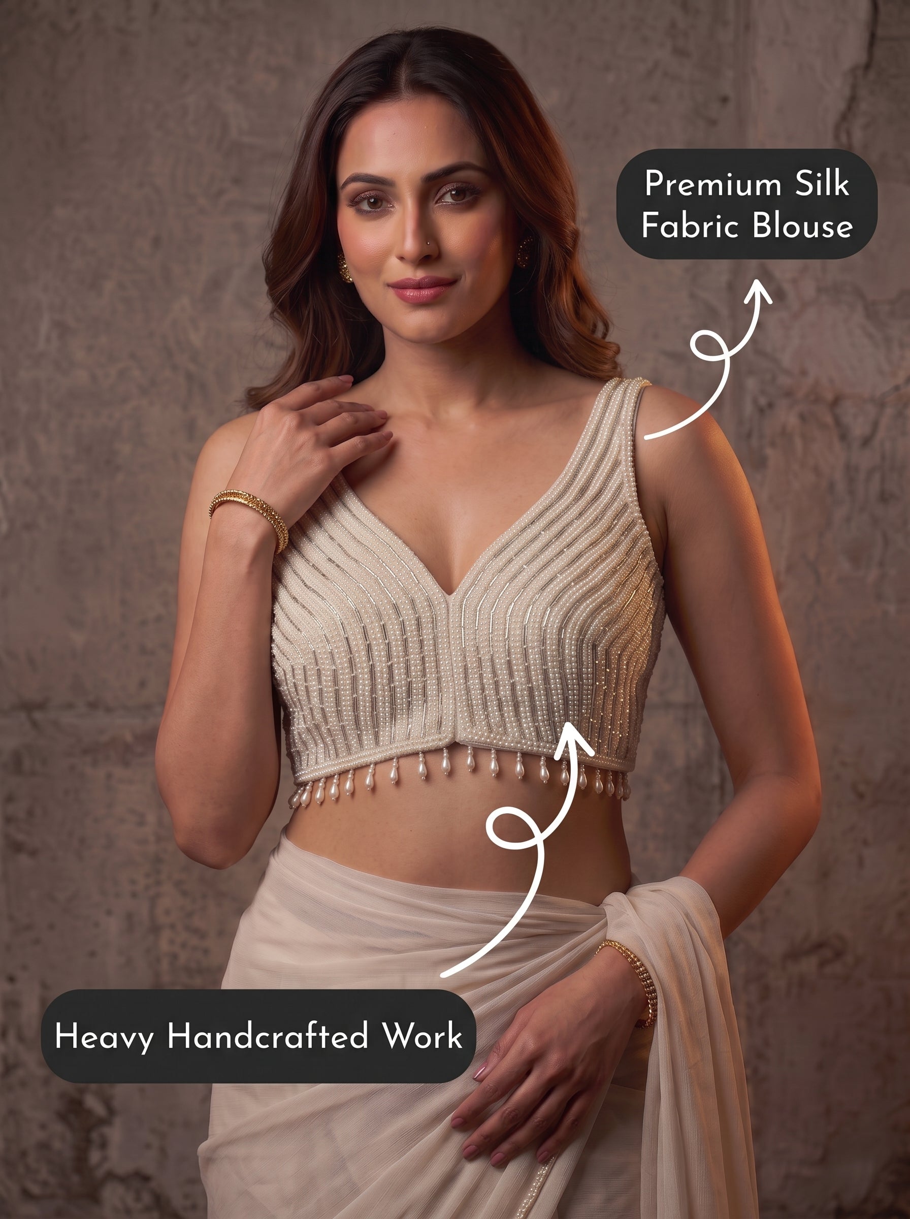 Empress Luxe Handcrafted Blouse