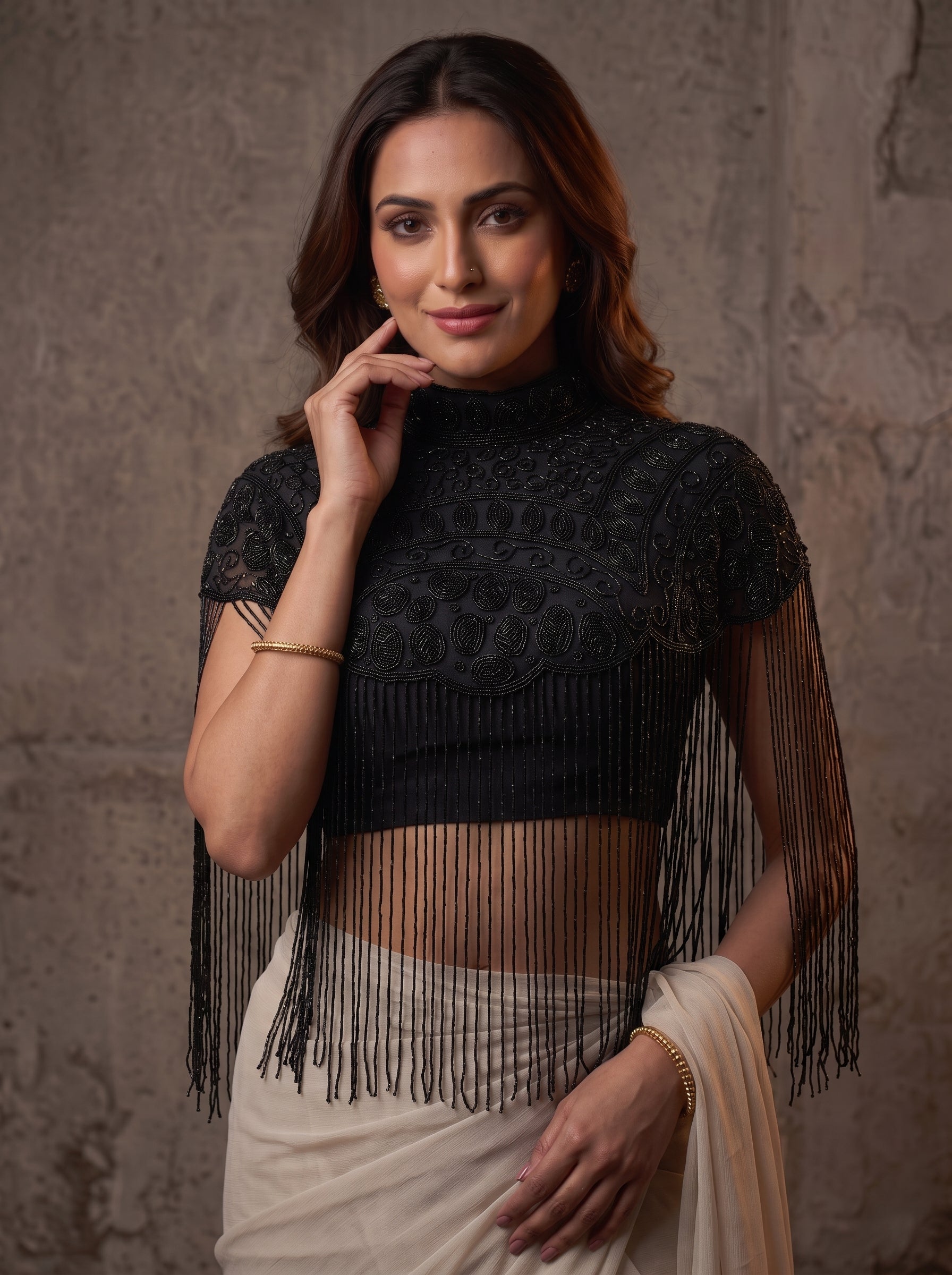 Pearl Aura Designer Kochi Pochi Blouse