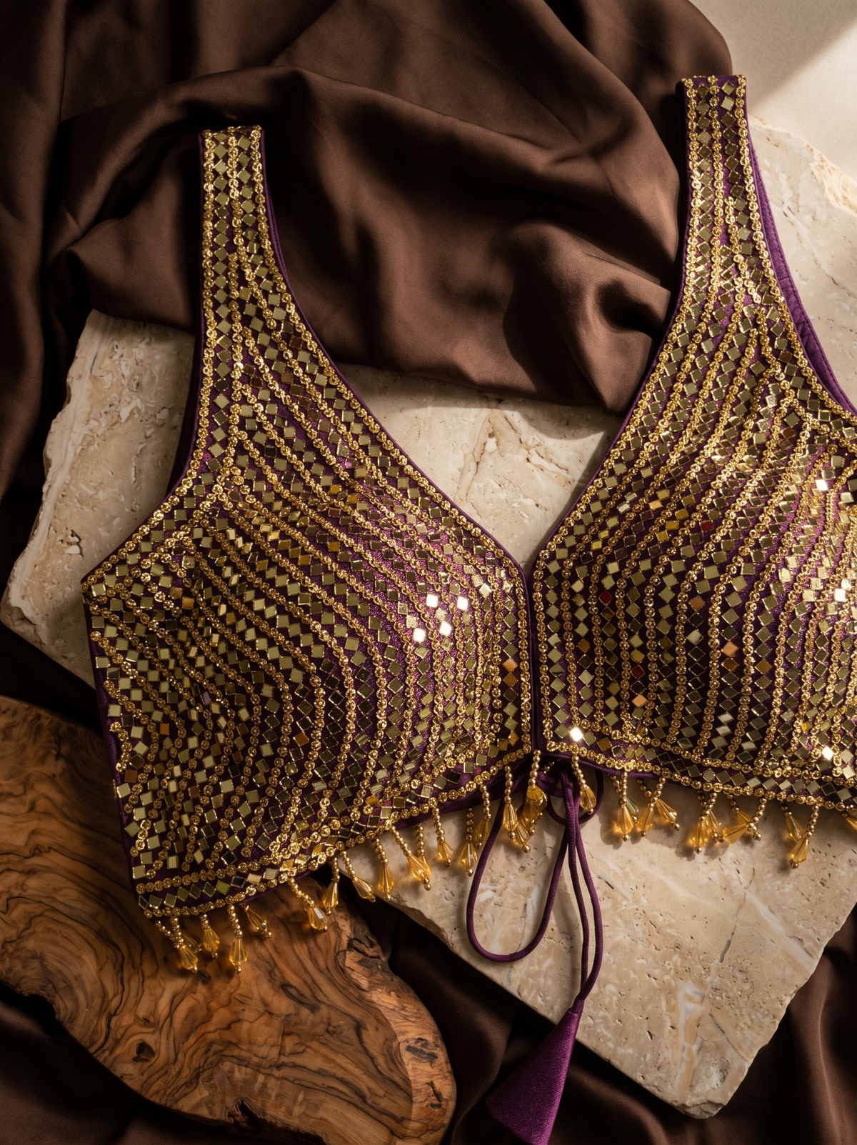 Lunara Festive Glow Blouse