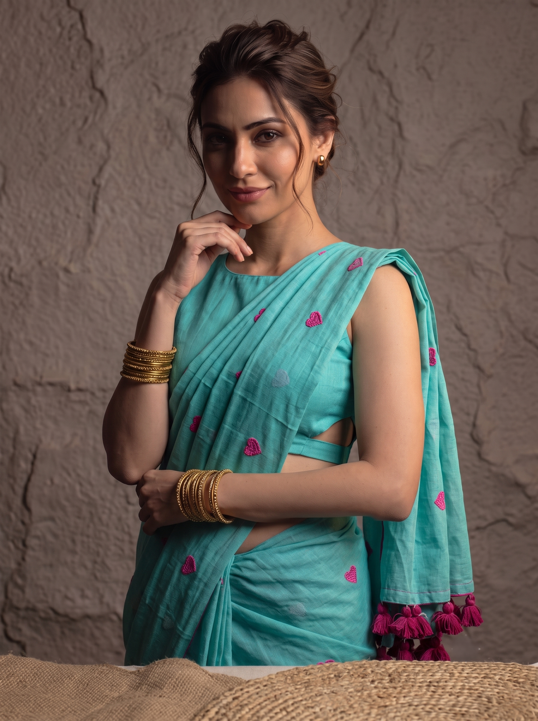 Hridaya Pure Mal Cotton Saree