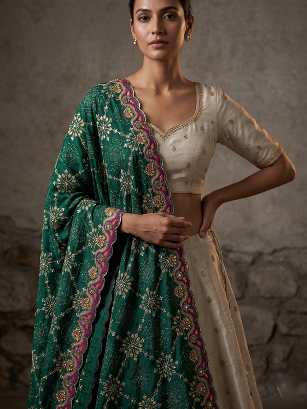 Leher Premium Chinon Dupatta