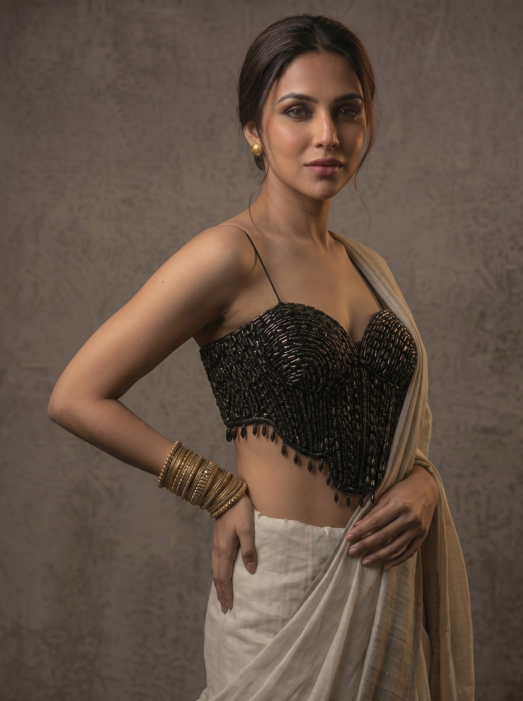 Nyra Luxe Silk Strap Blouse