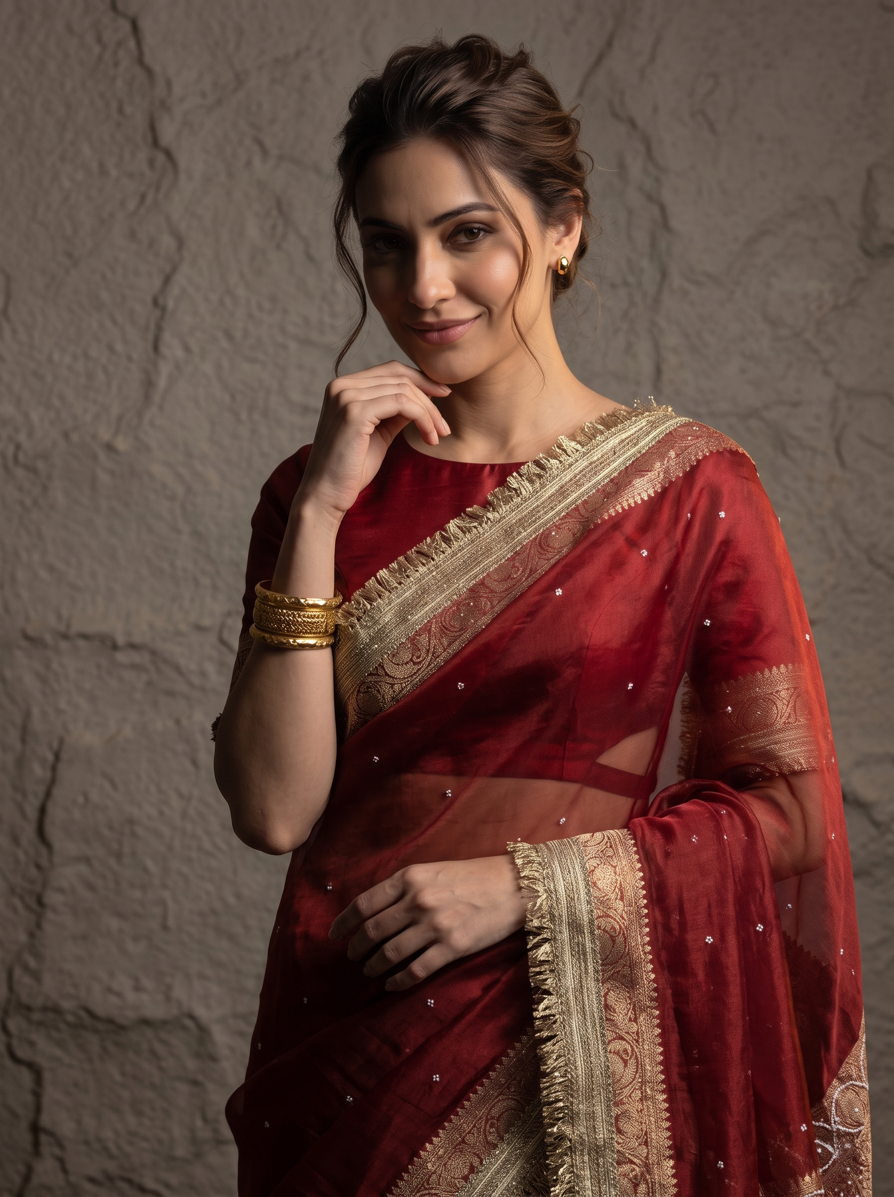 Maharani Tissue Saree
