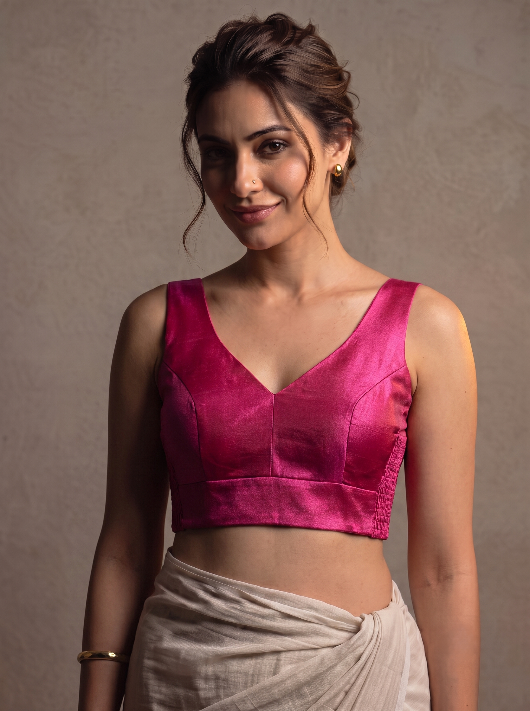 Luxe Gajji Silk Stretch Blouse
