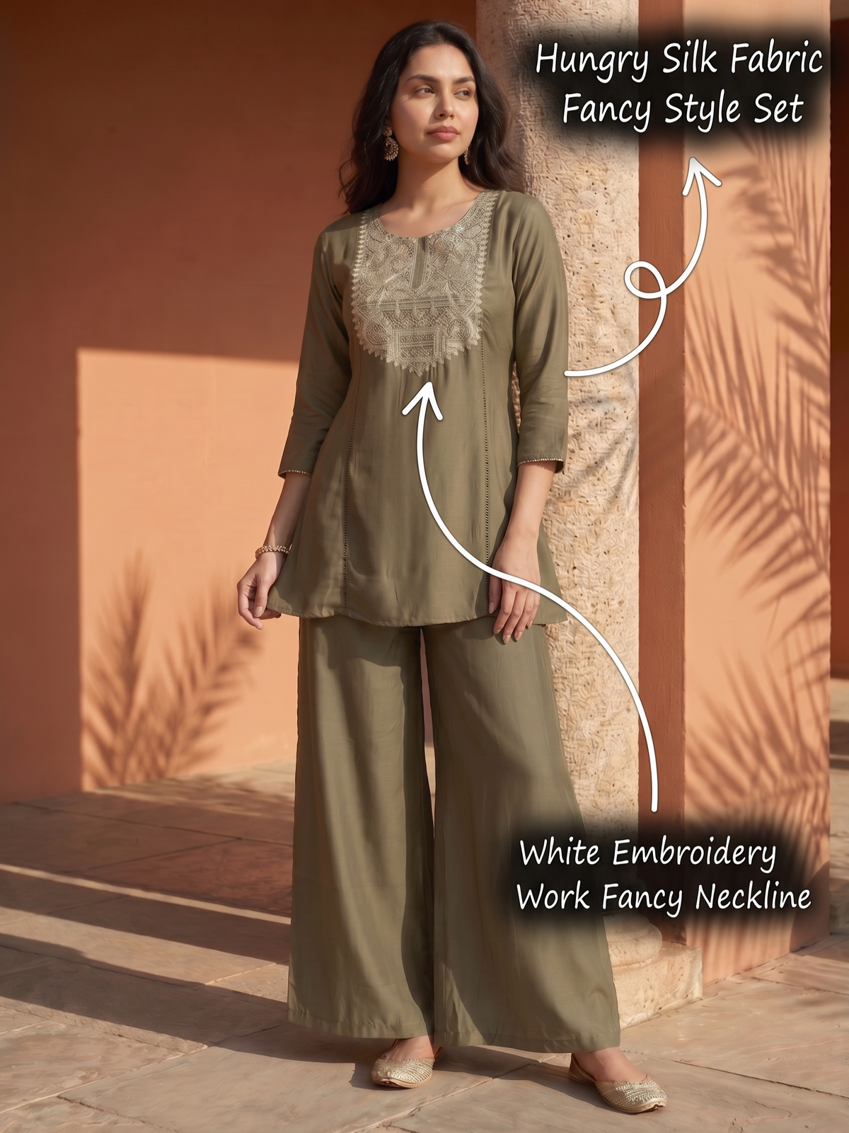 Kiara Embroidered Co-Ord Set