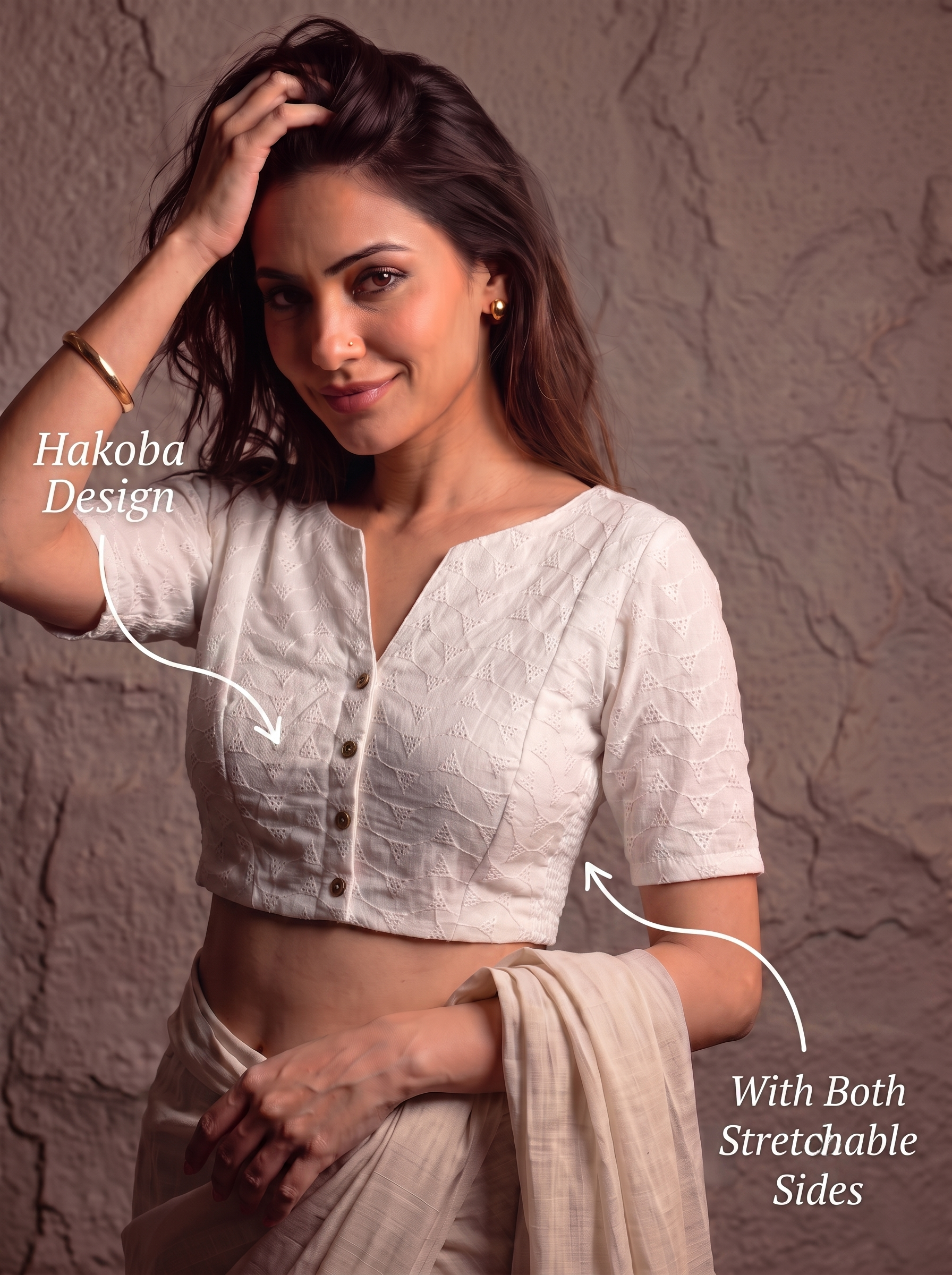 Comfort Fit Hakoba Blouse