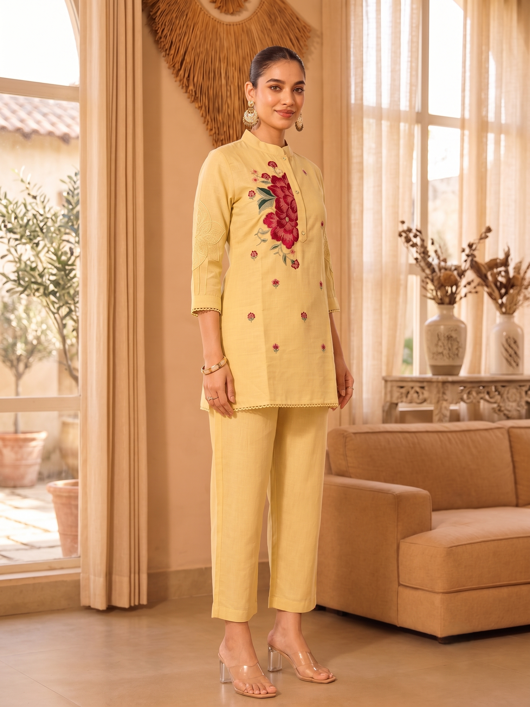 Aurelia Vatican Gold Co-Ord Set