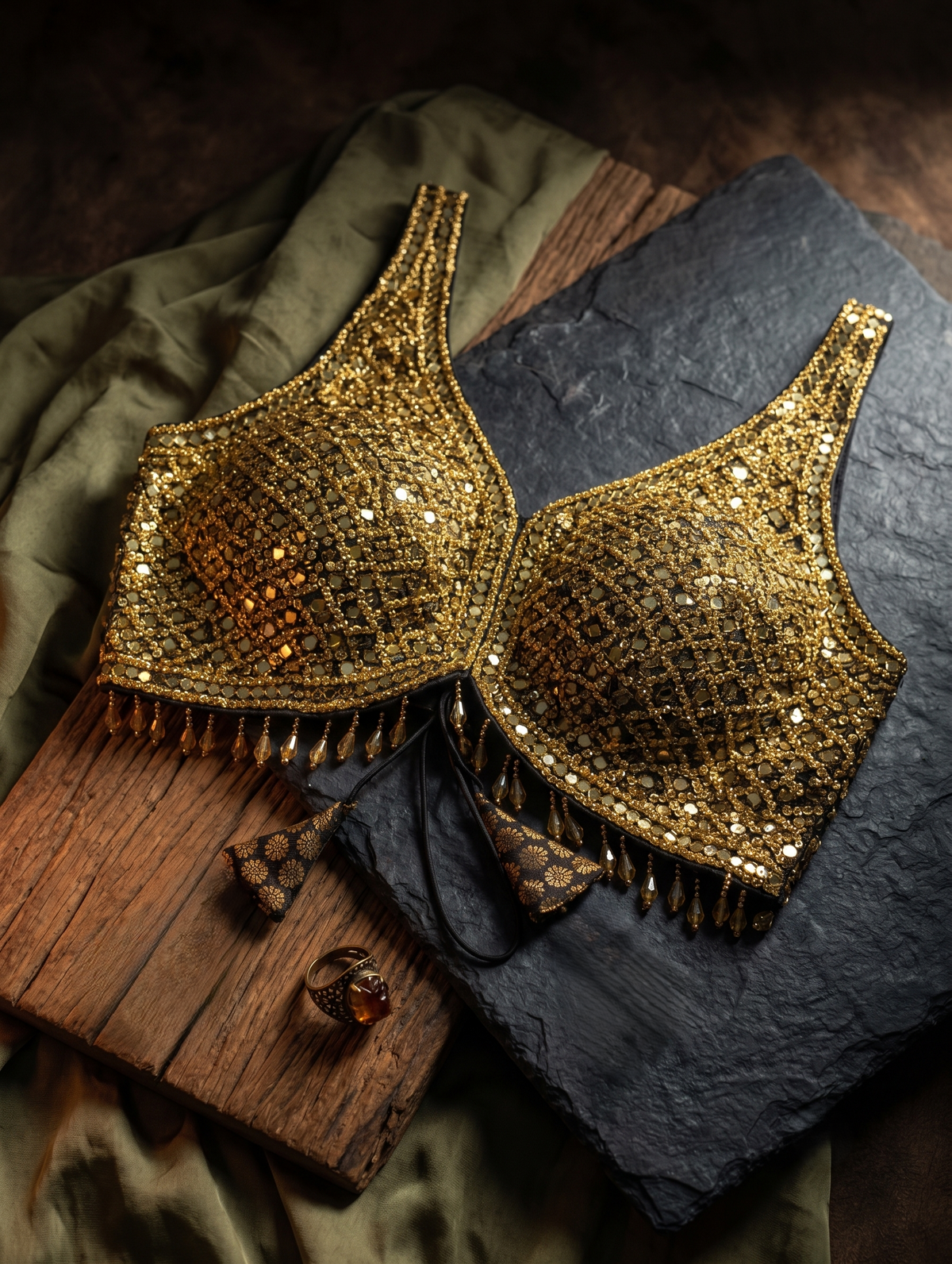 Lunara Festive Glow Blouse