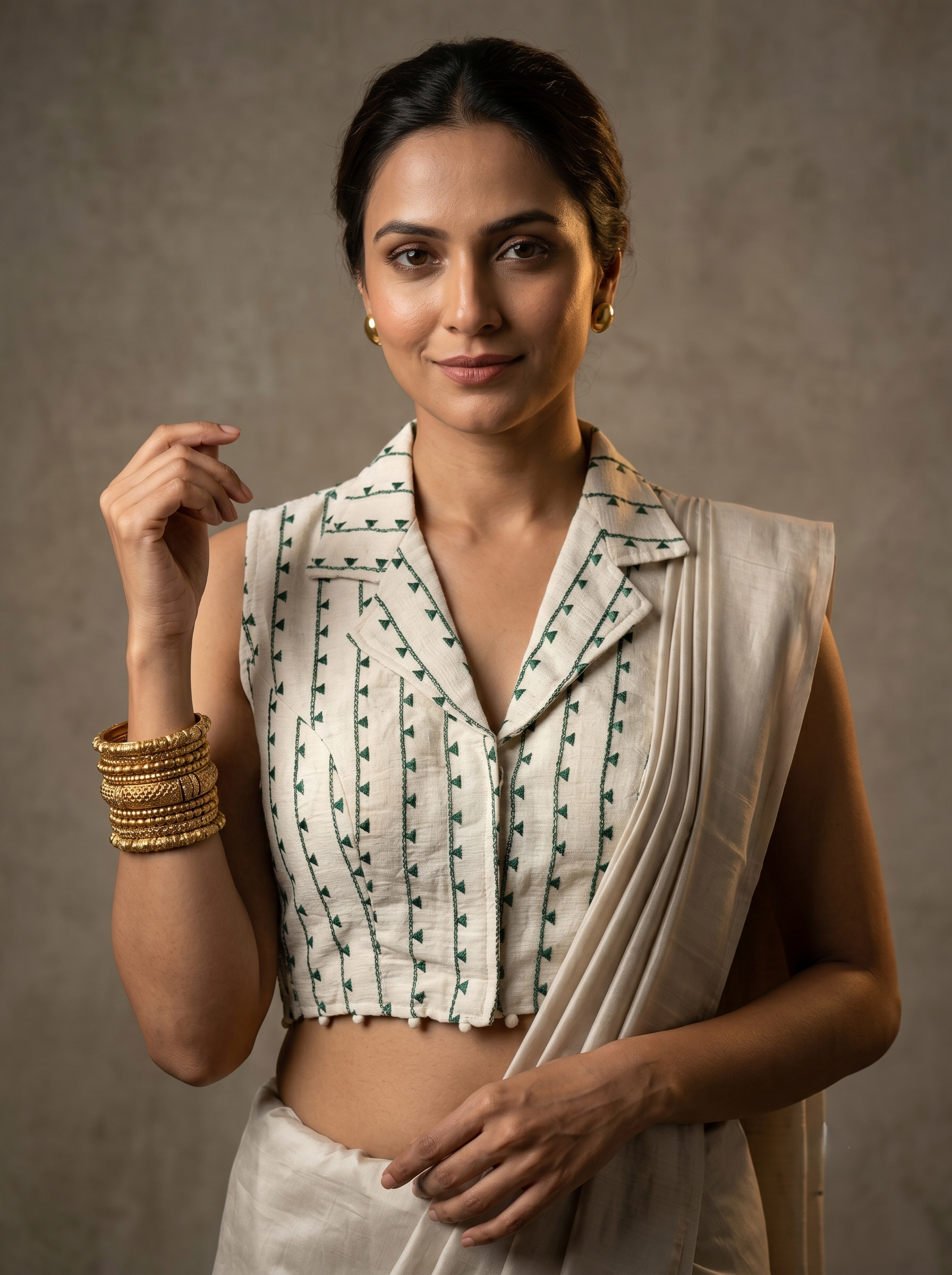 FlexiFit Cotton Designer Blouse