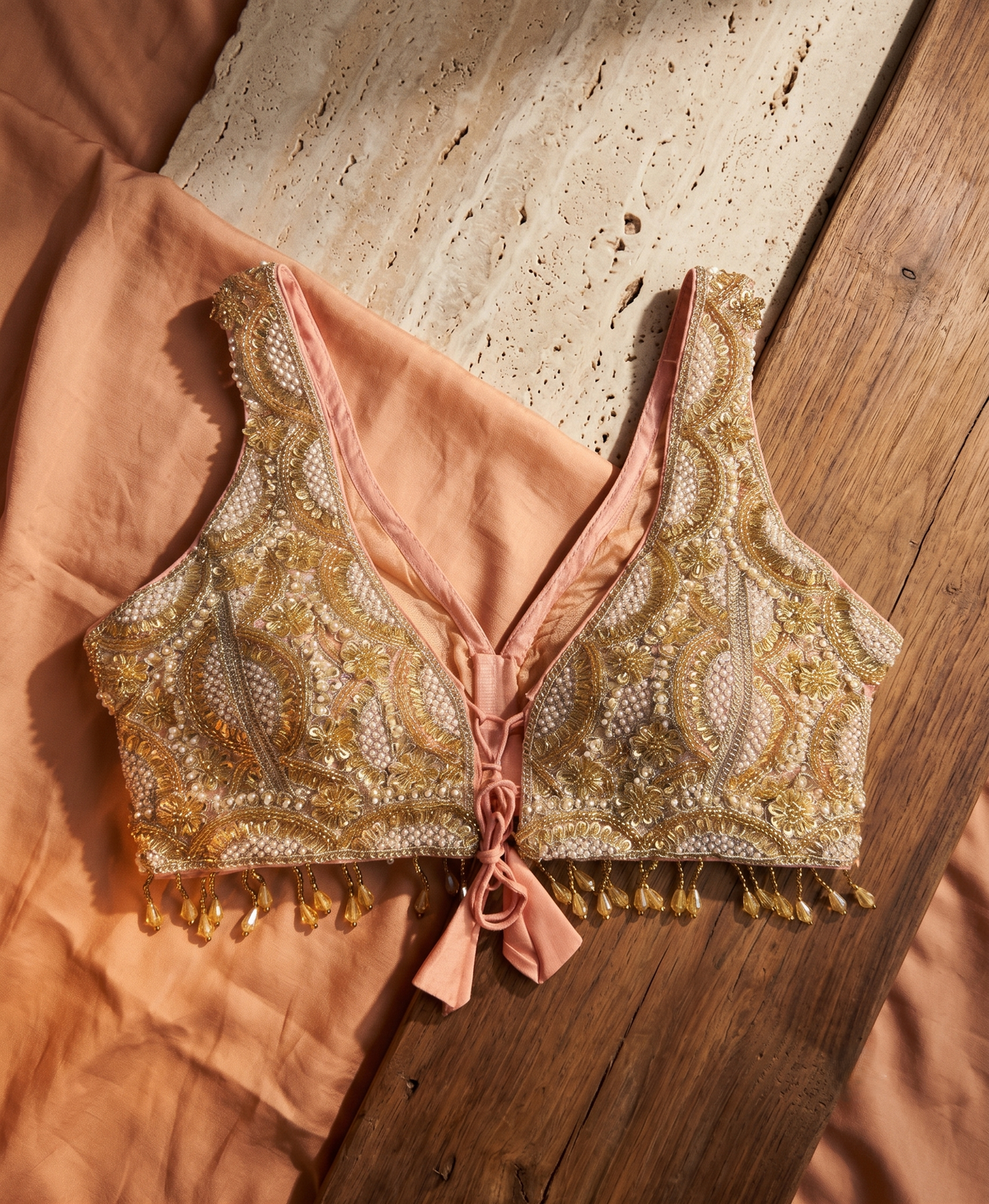 Aradhya Back-Open Designer Blouse