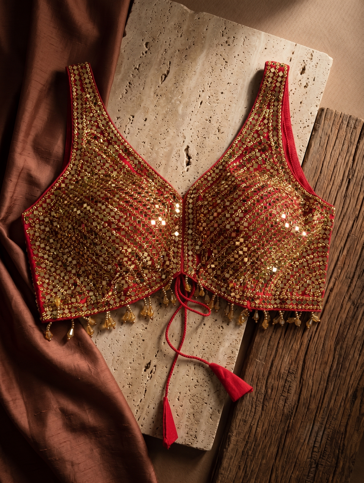 Lunara Festive Glow Blouse