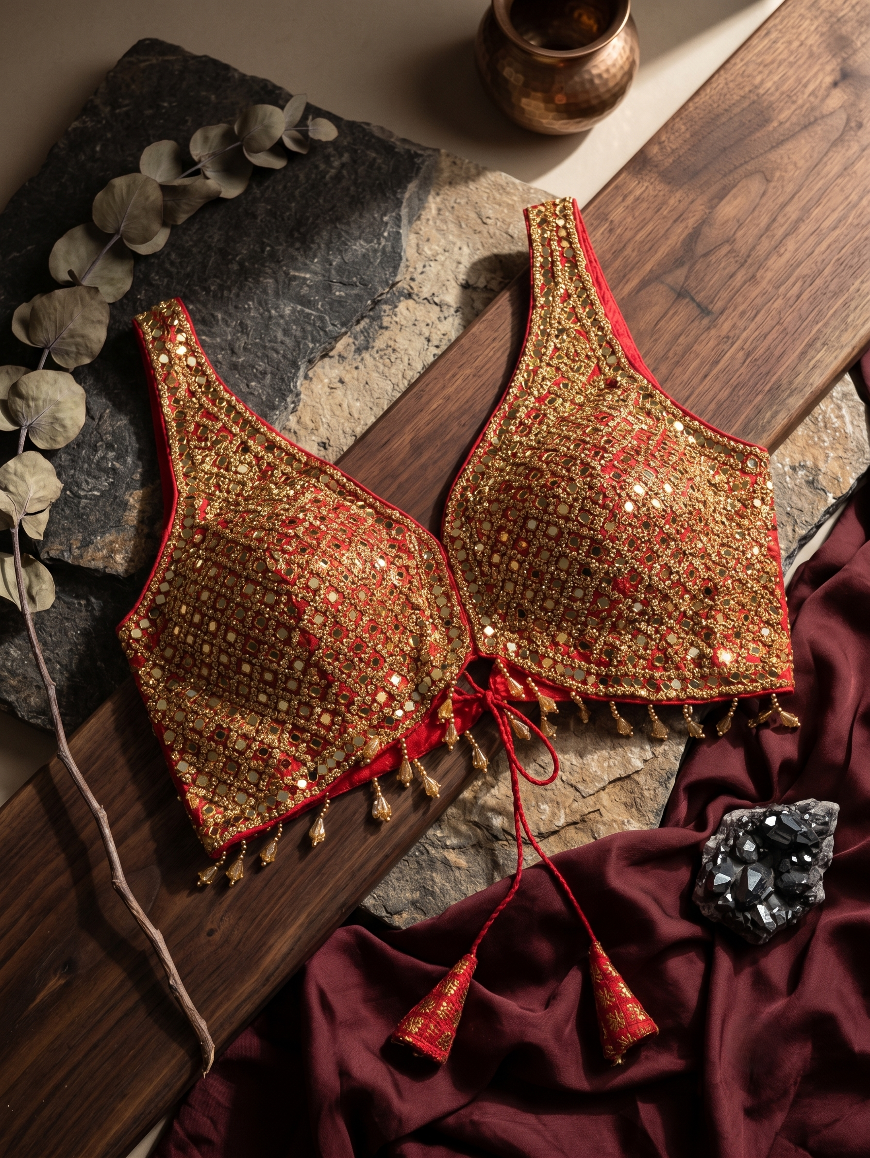 Lunara Festive Glow Blouse