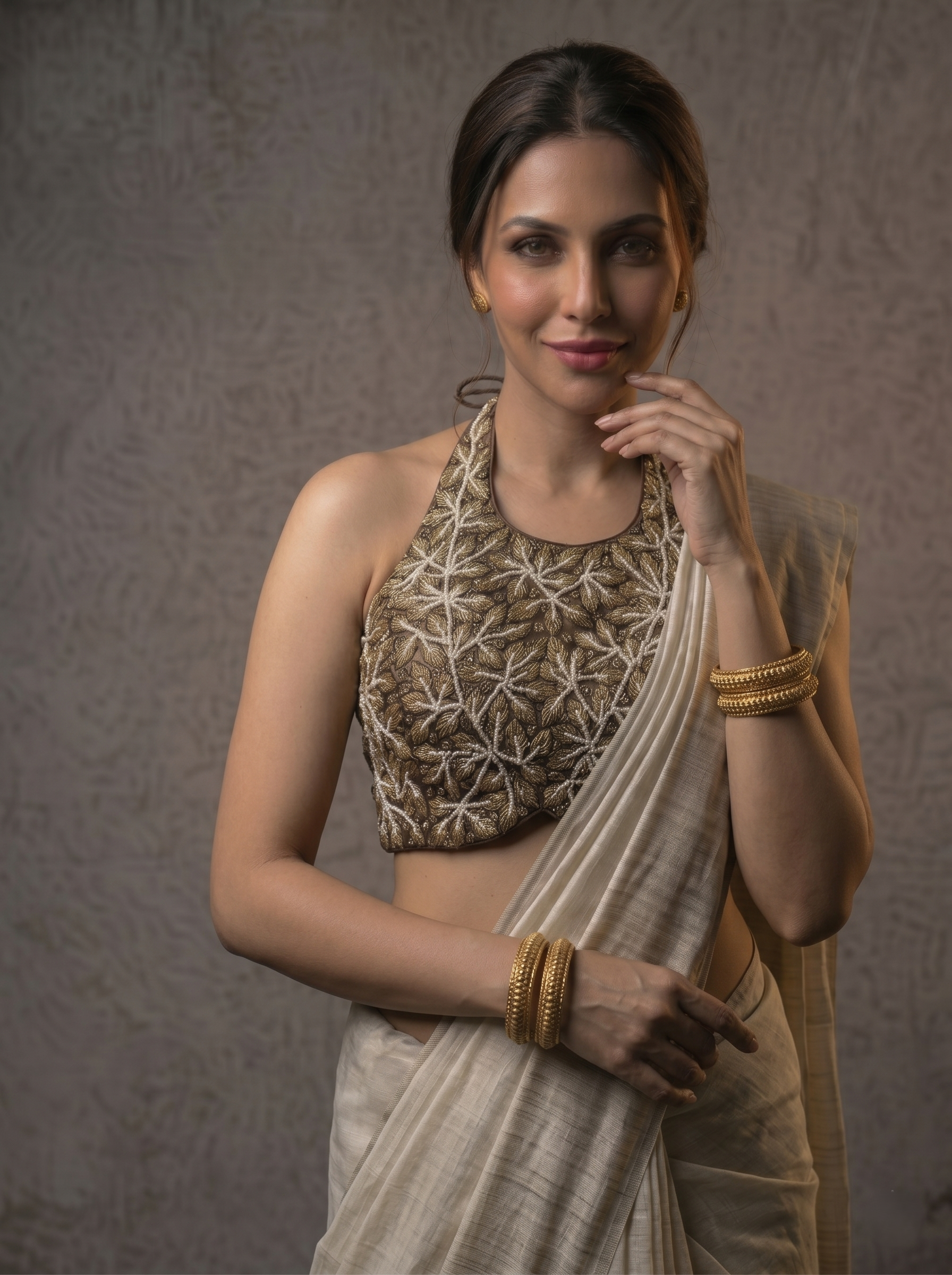Veloura Queen Halter Blouse