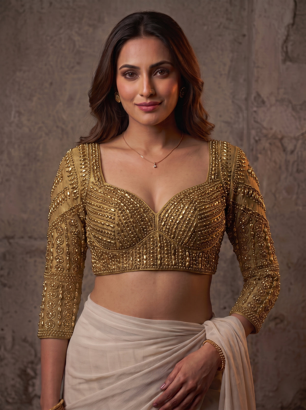 Pearlora Luxe Designer Blouse