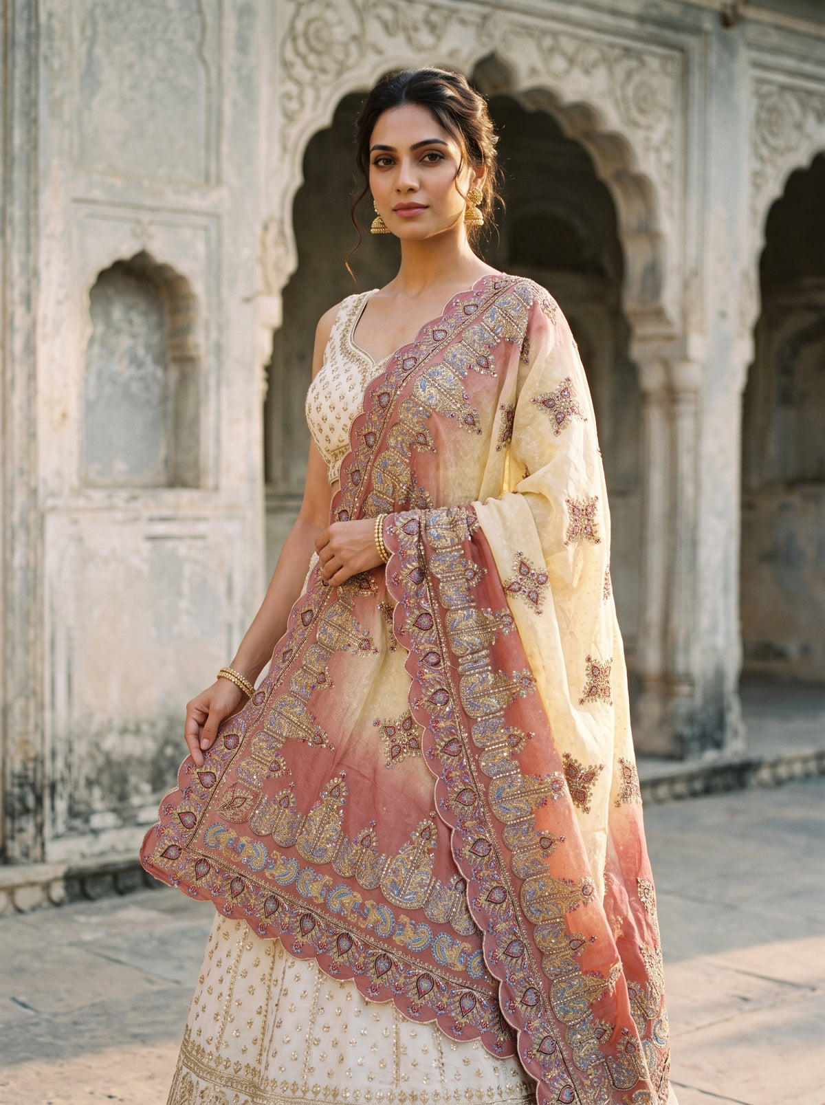 Zarika Chinon Dupatta