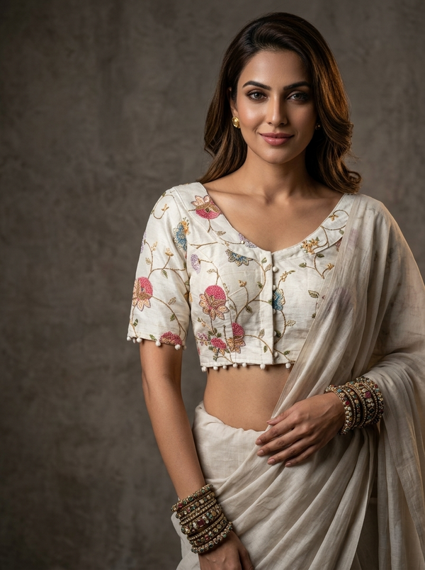 Cotton Coller Blouse
