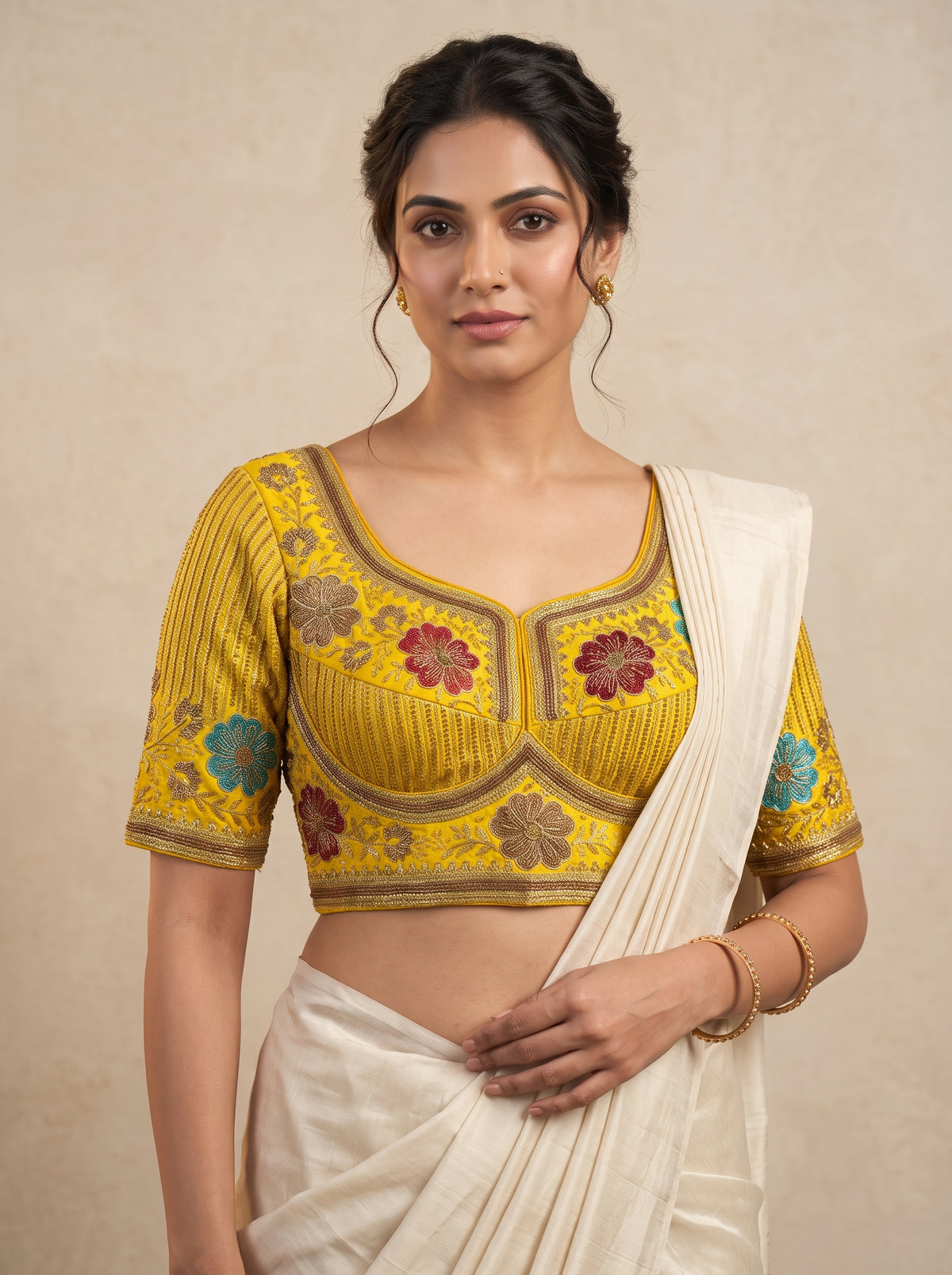Nalini Malai Satin Blouse