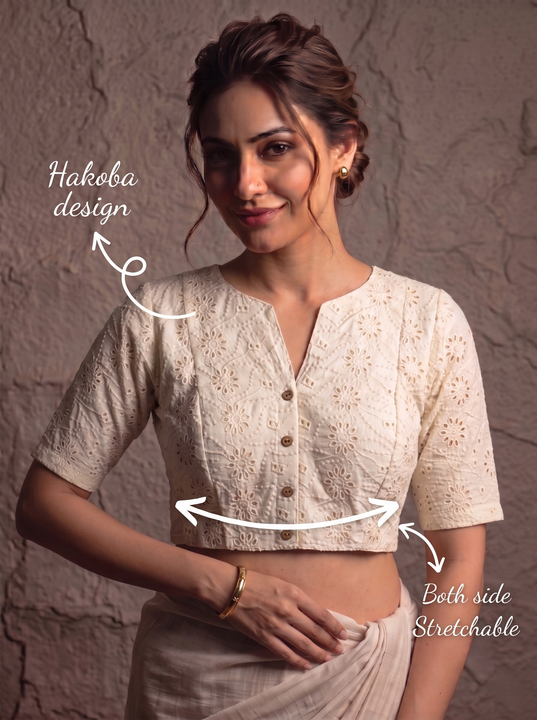Comfort Fit Hakoba Blouse