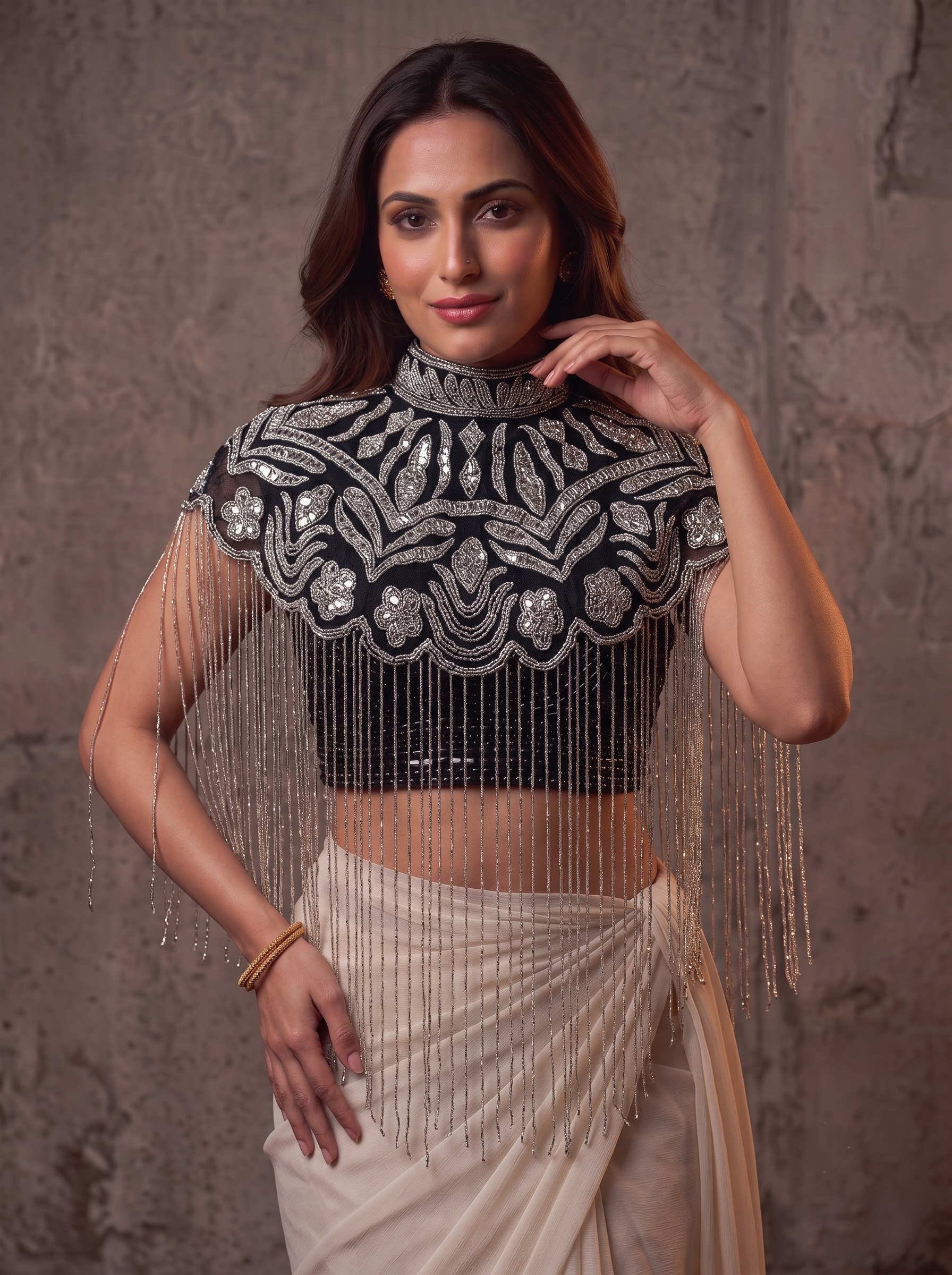 Pearl Aura Designer Kochi Pochi Blouse