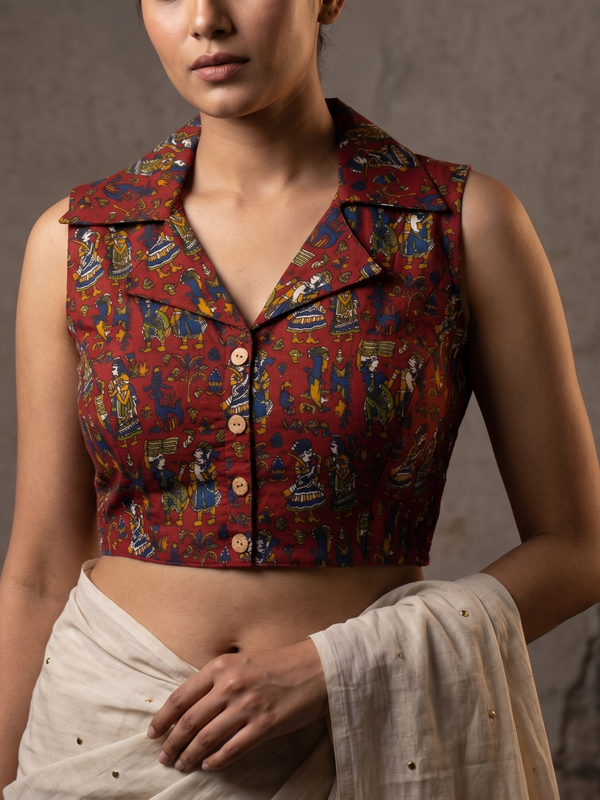 Soft Stretch Premium Cotton Blouse