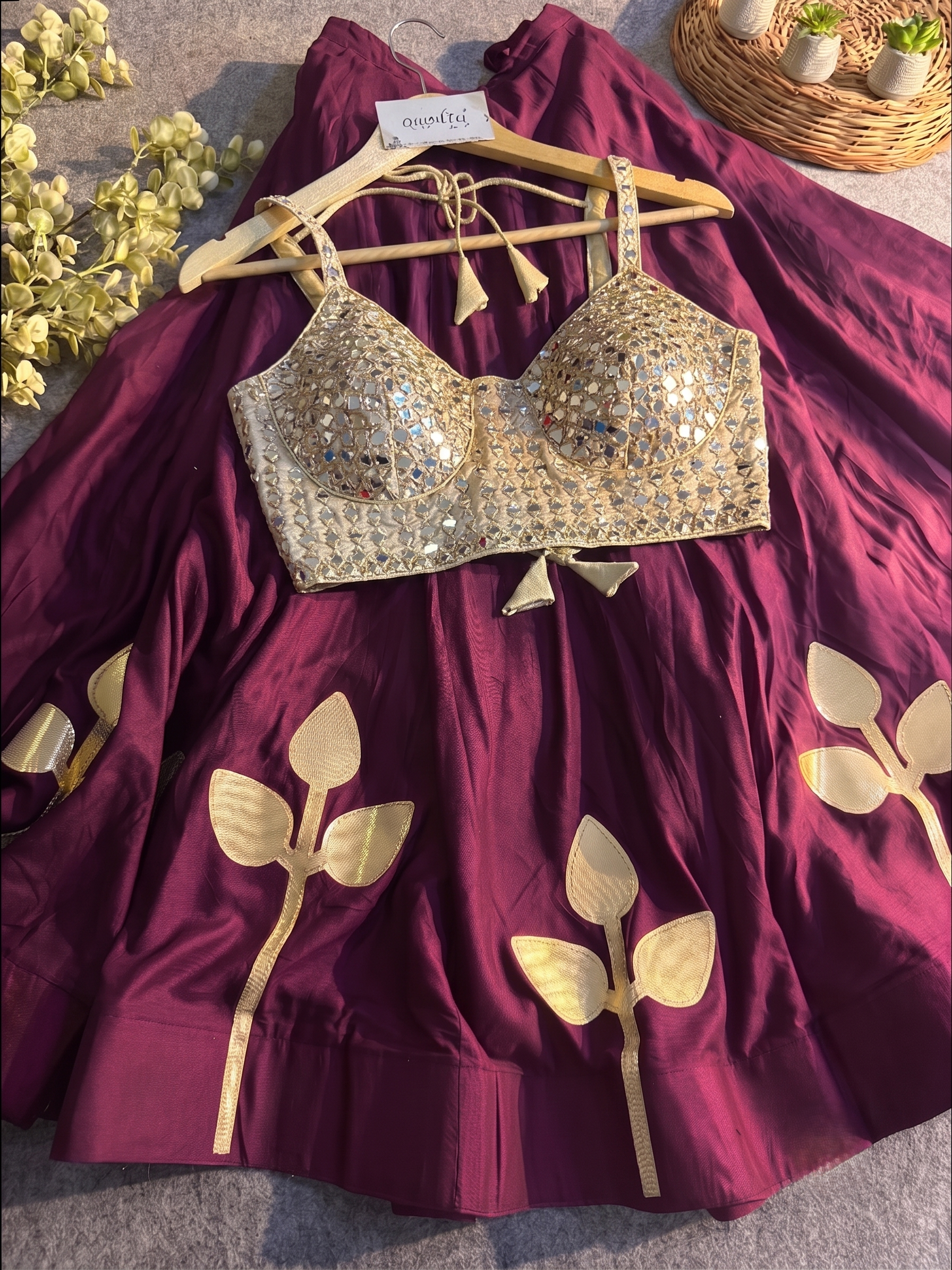 Neha Festive Mirror Work Lehenga