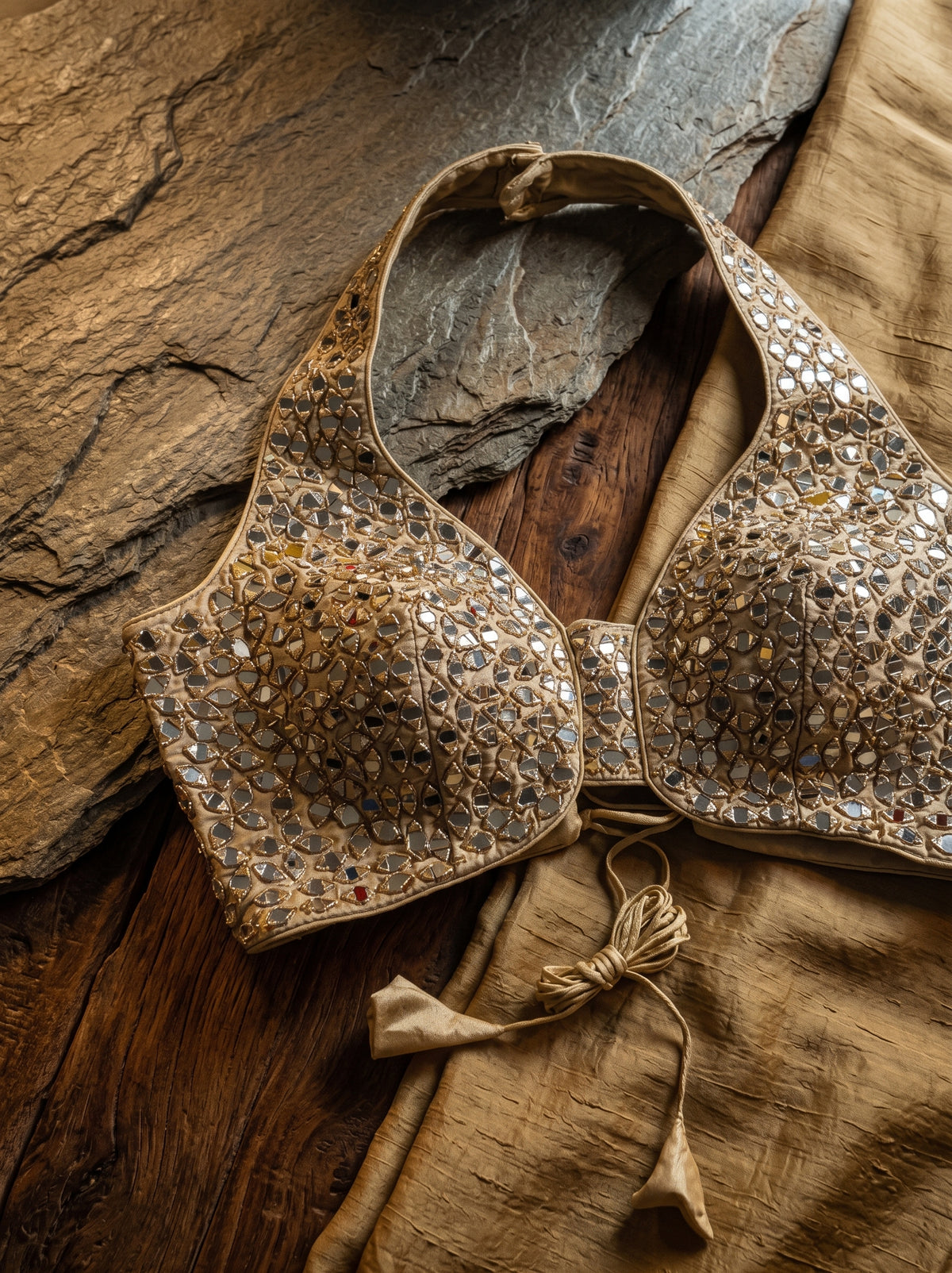 Mirror Muse Halter Blouse