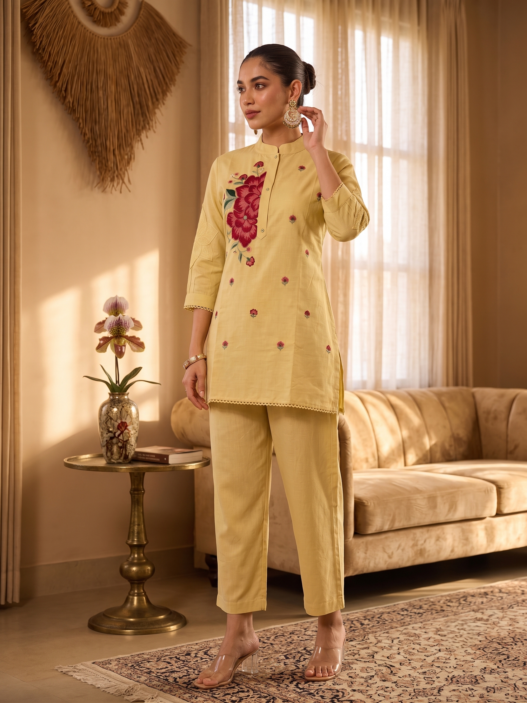 Aurelia Vatican Gold Co-Ord Set