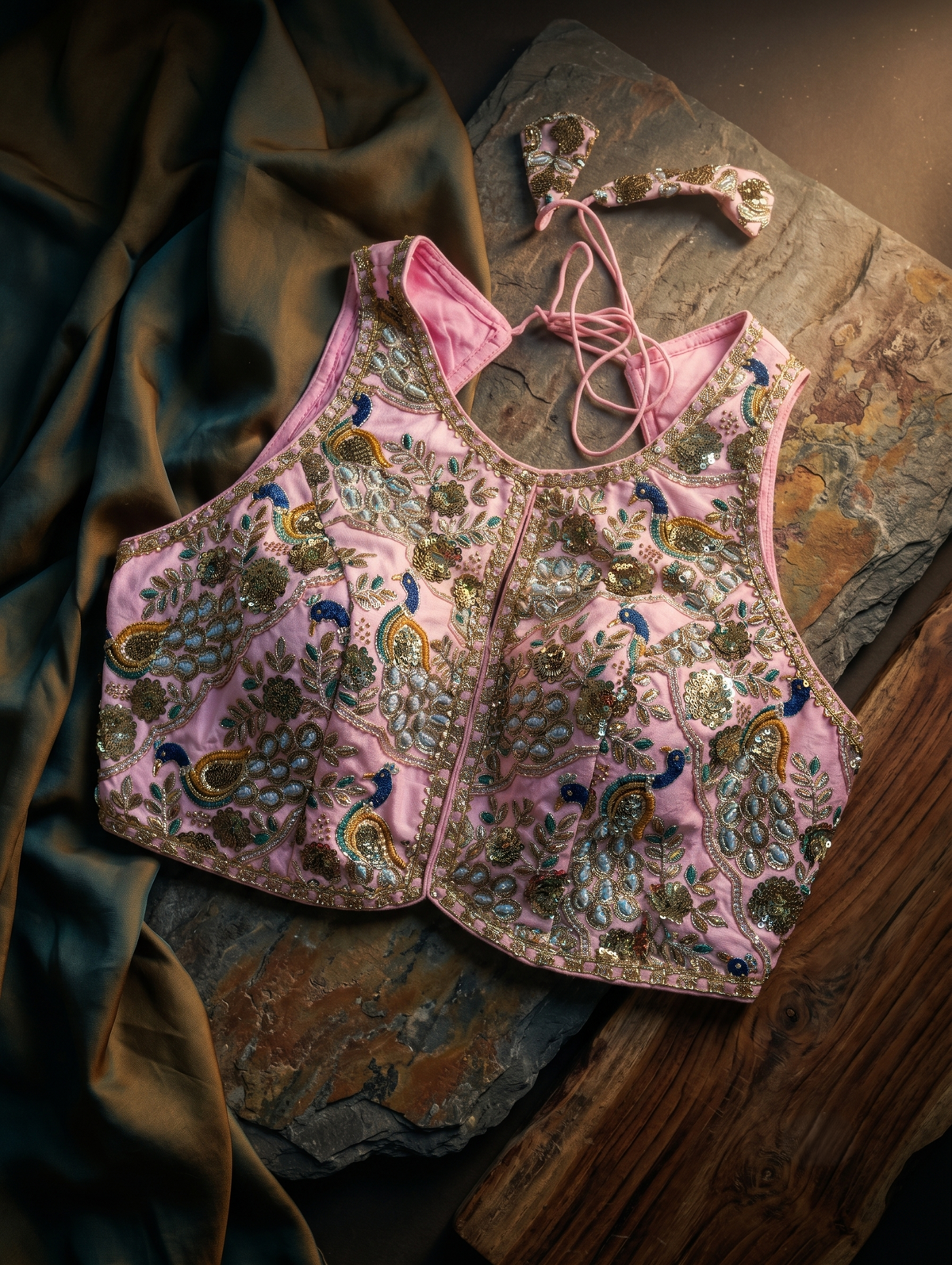 Neena Lace Stitch Designer Blouse