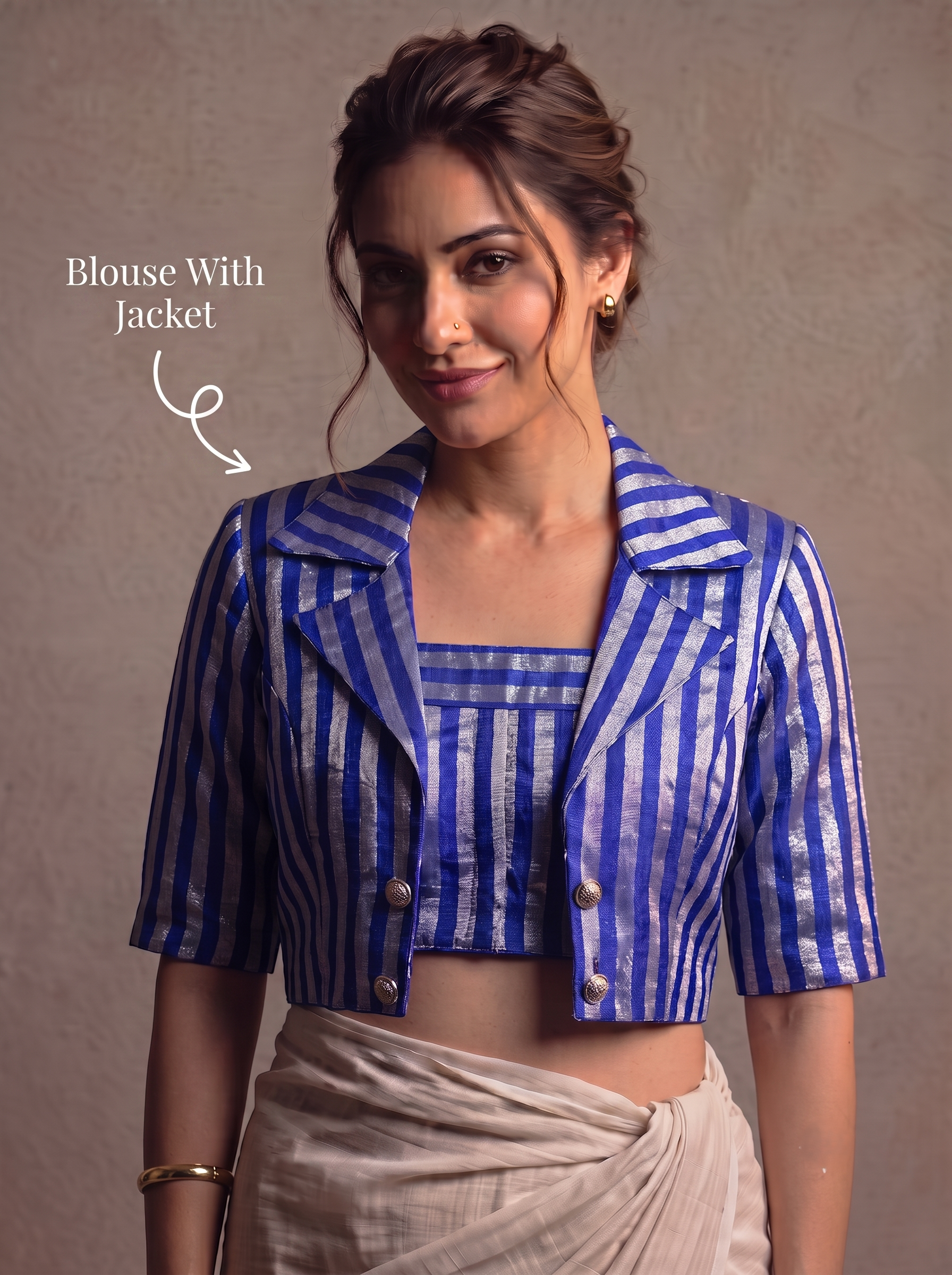 Varnika Premium South Silk Jacket Blouse